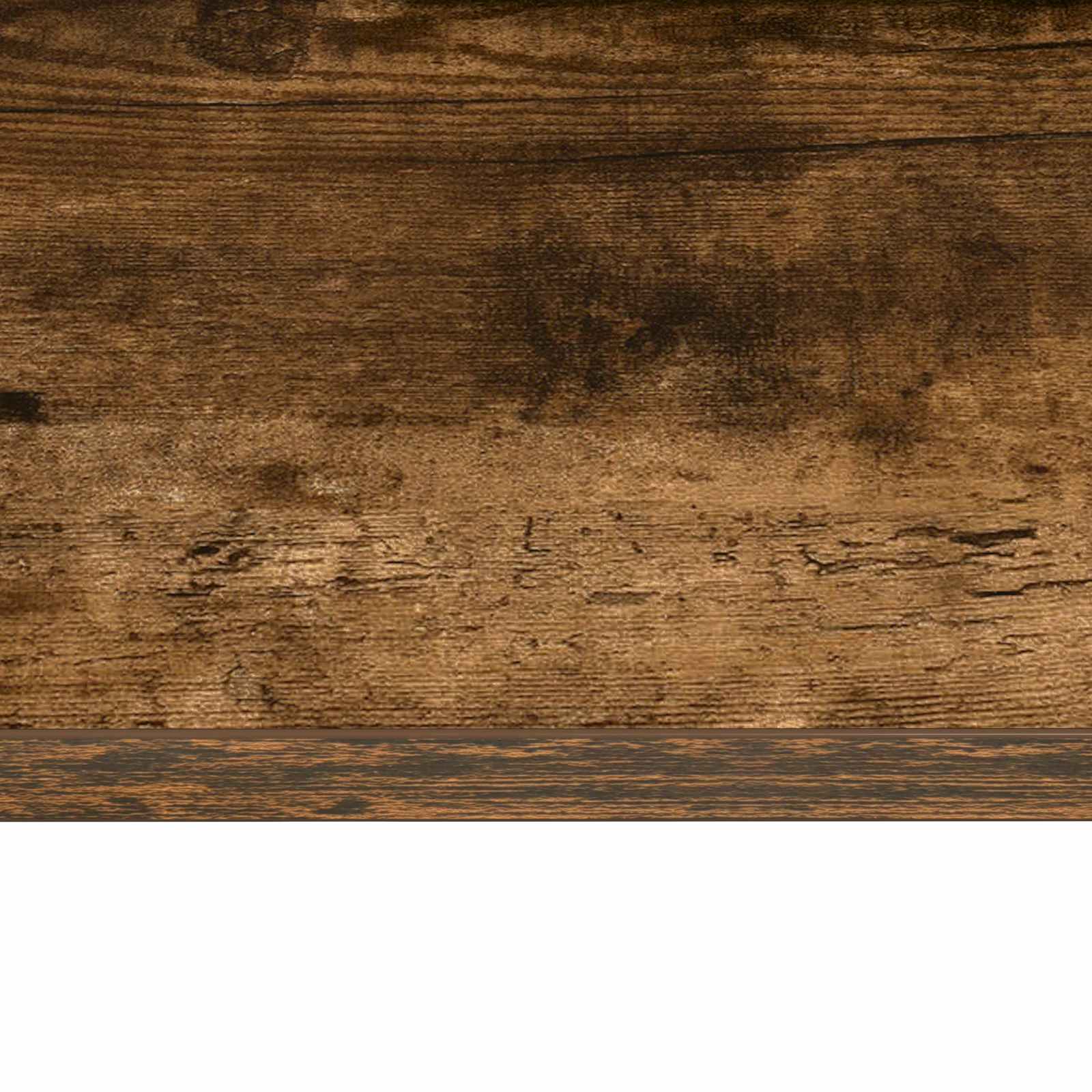 Wandbureau Gerookt eiken 60 x 45 x 30 cm Bewerkt hout is nu te koop bij PeponiXL, paradijselijk wonen!
