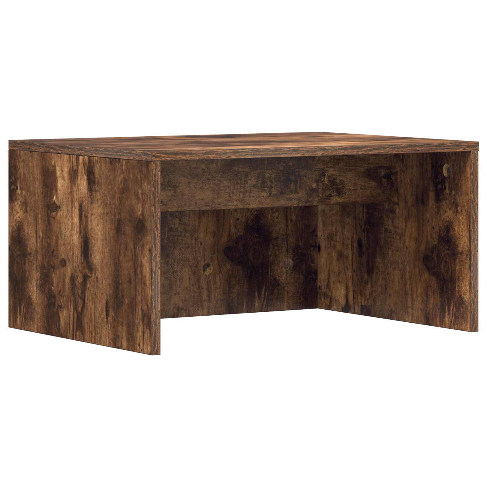 Wandbureau Gerookt eiken 60 x 45 x 30 cm Bewerkt hout is nu te koop bij PeponiXL, paradijselijk wonen!