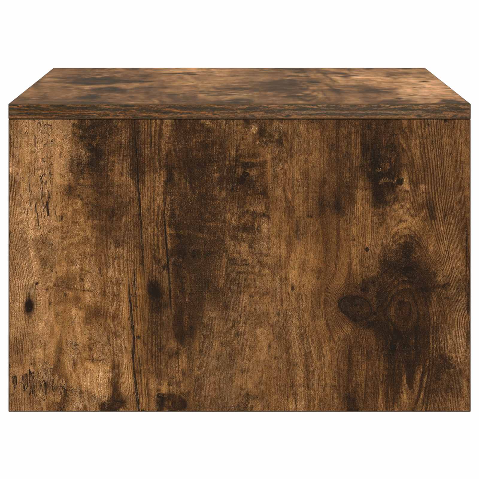 Wandbureau Gerookt eiken 60 x 45 x 30 cm Bewerkt hout is nu te koop bij PeponiXL, paradijselijk wonen!