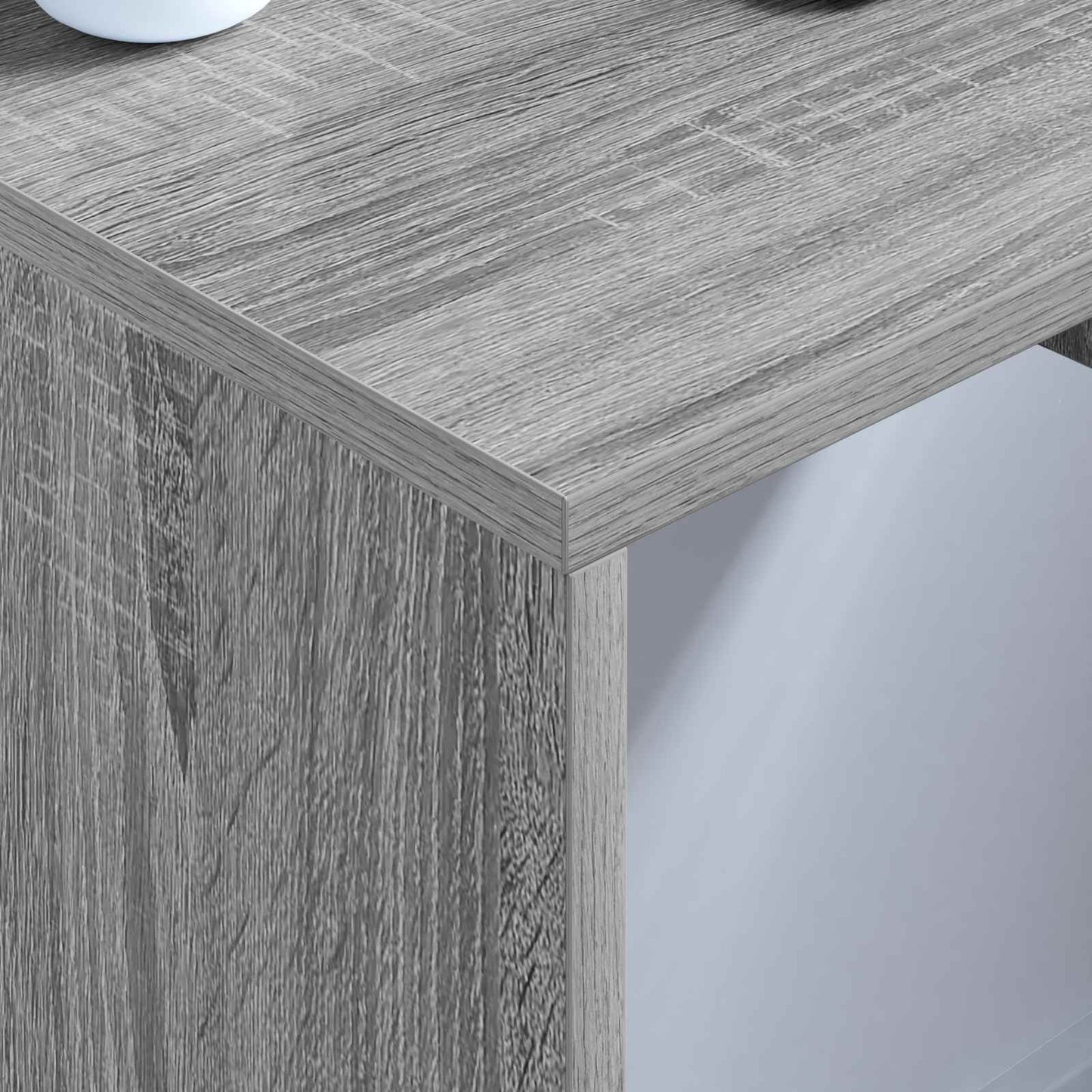 Wandbureau met opslag Grijs Sonoma 60 x 45 x 30 cm Bewerkt hout is nu te koop bij PeponiXL, paradijselijk wonen!