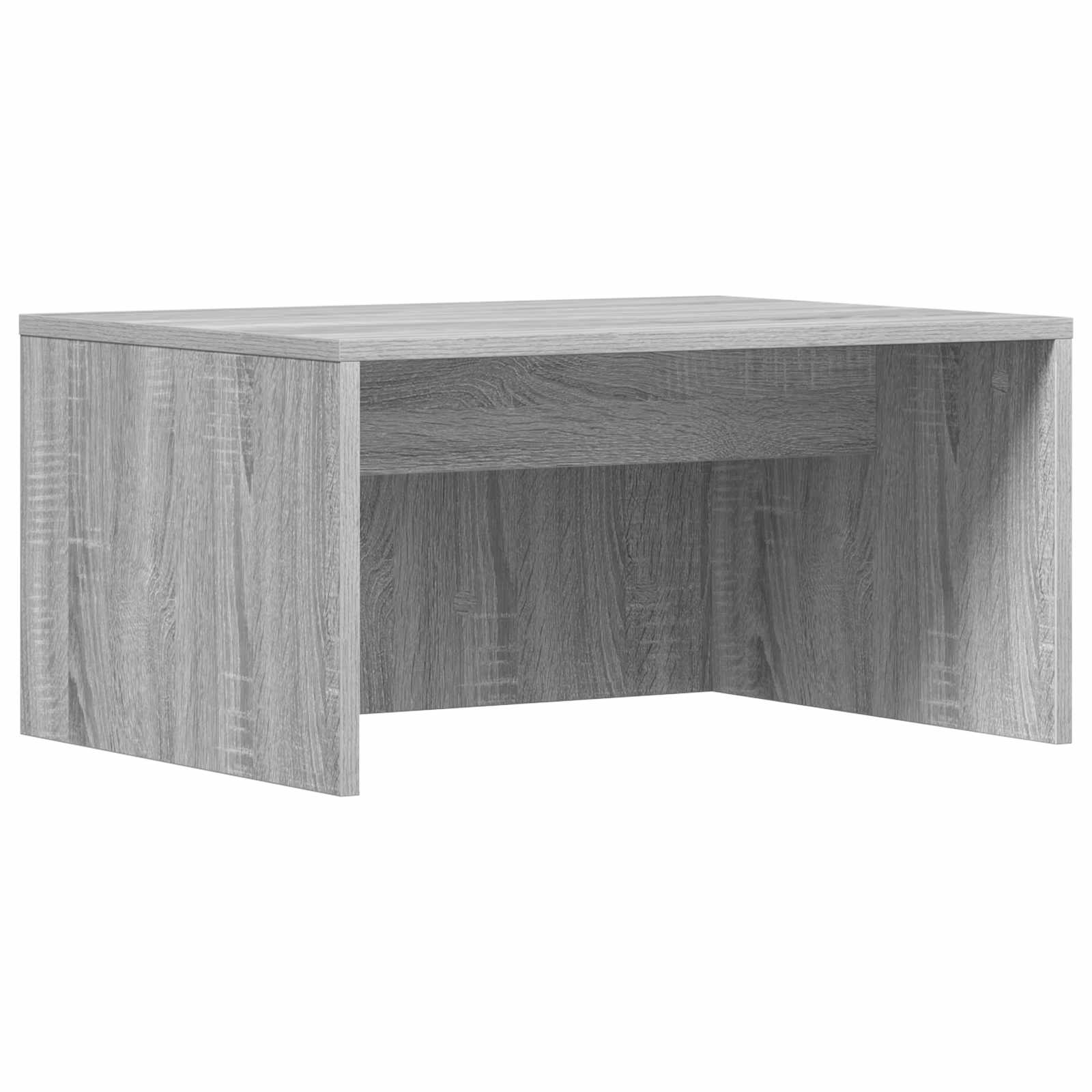 Wandbureau met opslag Grijs Sonoma 60 x 45 x 30 cm Bewerkt hout is nu te koop bij PeponiXL, paradijselijk wonen!