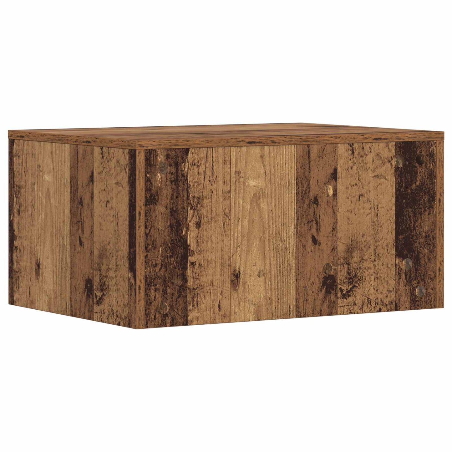 Wandbureau Wandgemonteerd Oud Hout 60 x 45 x 30 cm Bewerkt hout is nu te koop bij PeponiXL, paradijselijk wonen!