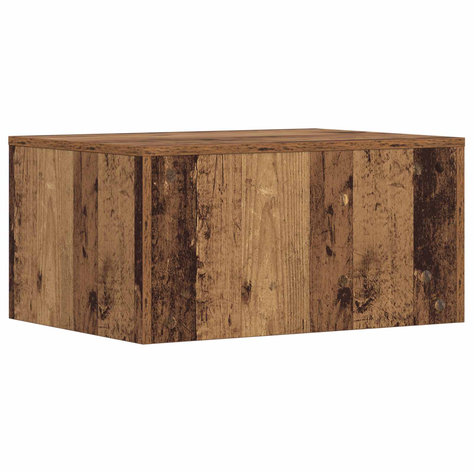 Wandbureau Wandgemonteerd Oud Hout 60 x 45 x 30 cm Bewerkt hout is nu te koop bij PeponiXL, paradijselijk wonen!