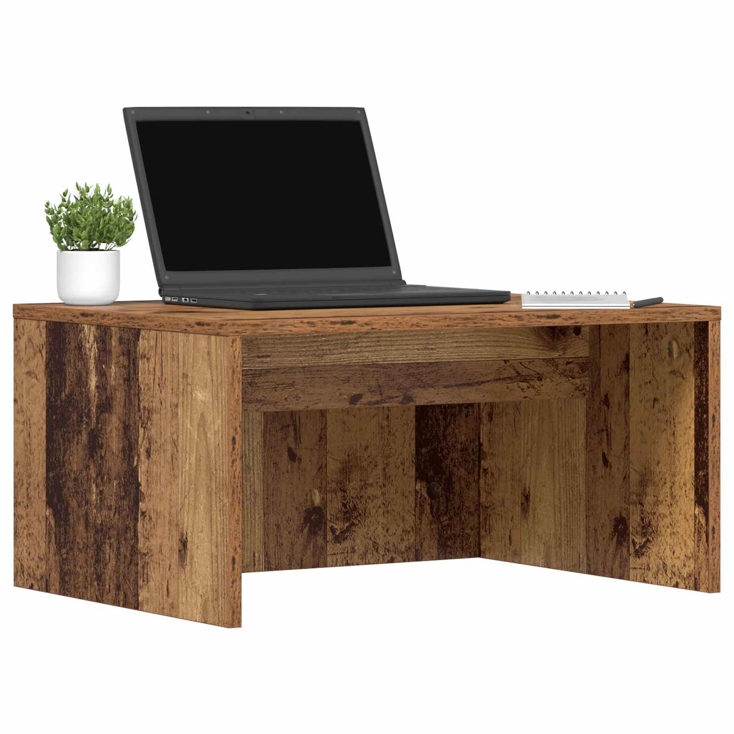 Wandbureau Wandgemonteerd Oud Hout 60 x 45 x 30 cm Bewerkt hout is nu te koop bij PeponiXL, paradijselijk wonen!