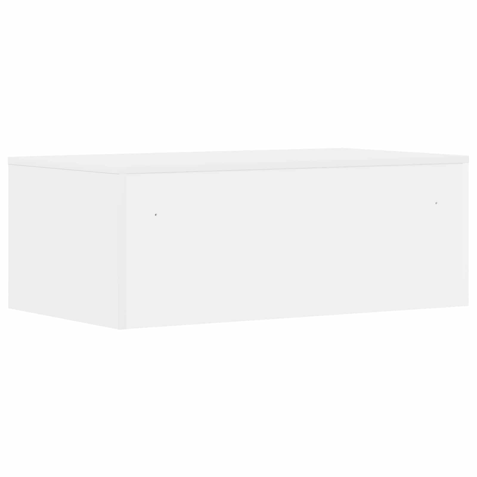 Wandbureau Wandgemonteerd Wit 80 x 45 x 30 cm Bewerkt hout is nu te koop bij PeponiXL, paradijselijk wonen!