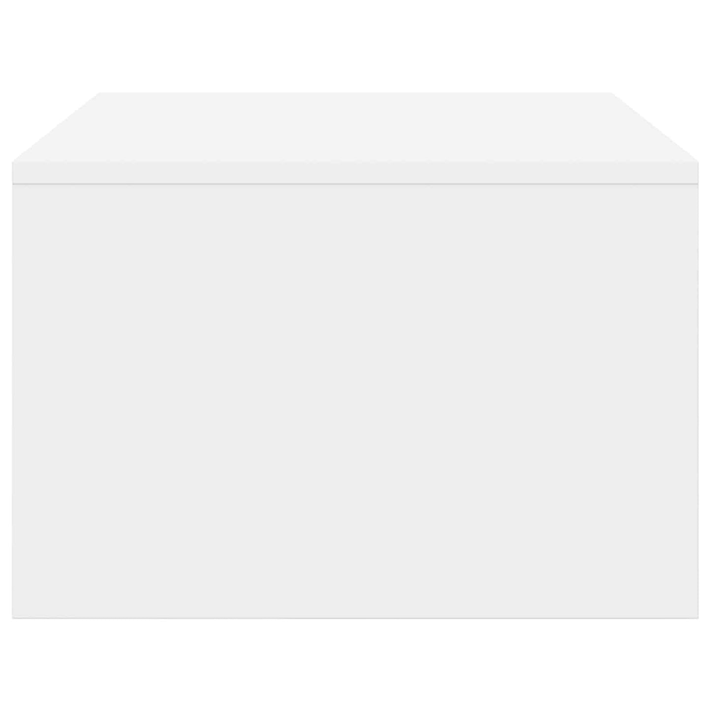 Wandbureau Wandgemonteerd Wit 80 x 45 x 30 cm Bewerkt hout is nu te koop bij PeponiXL, paradijselijk wonen!