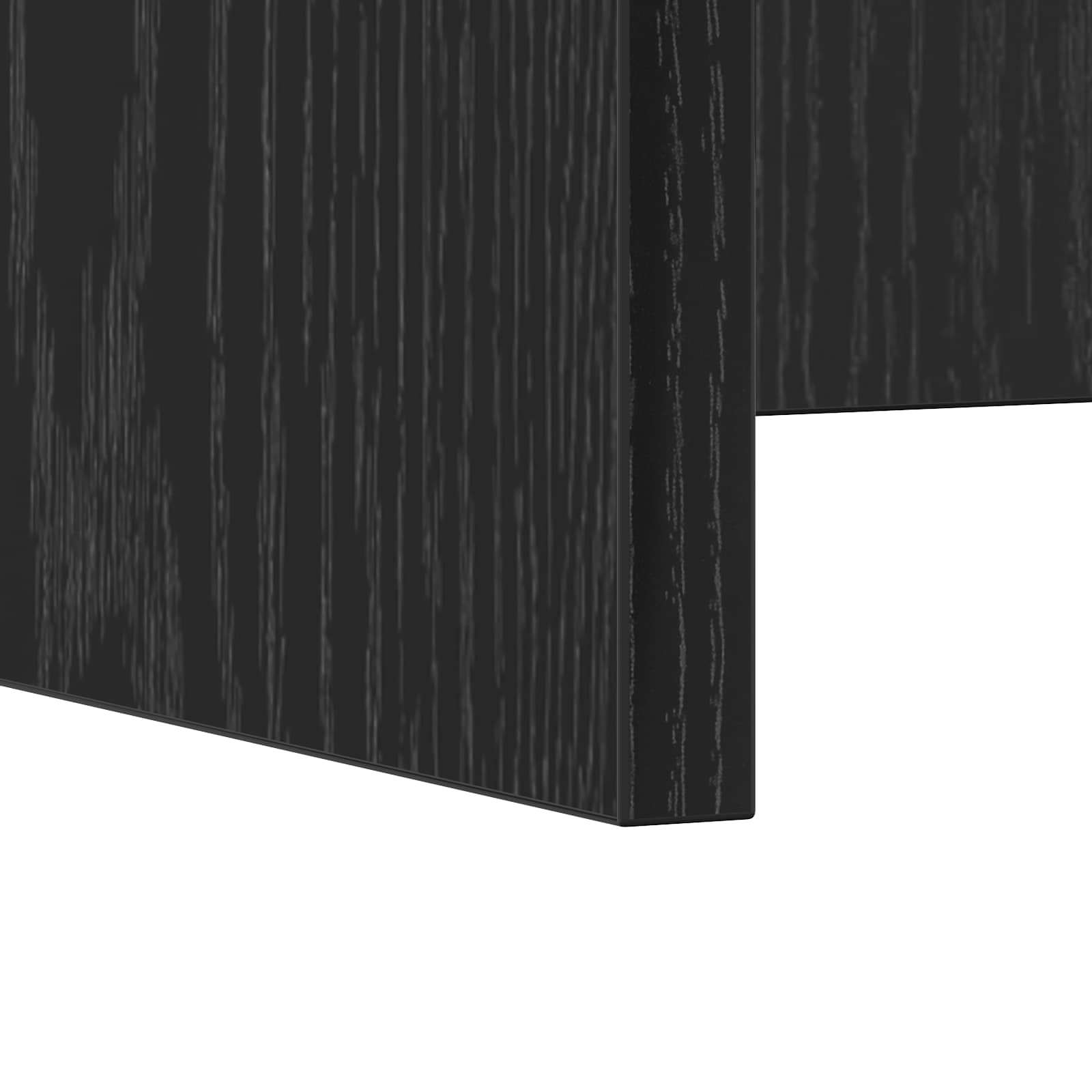 Wandbureau met opslag Zwart Eiken 80 x 45 x 30 cm Bewerkt hout is nu te koop bij PeponiXL, paradijselijk wonen!
