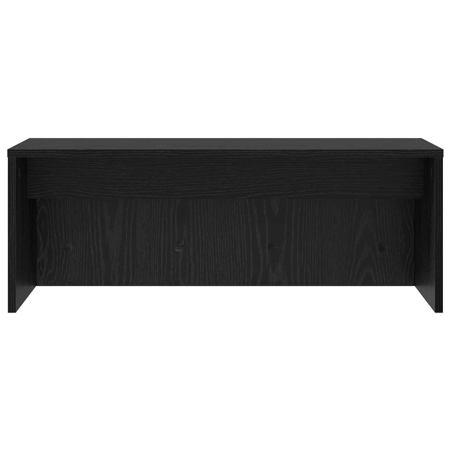 Wandbureau met opslag Zwart Eiken 80 x 45 x 30 cm Bewerkt hout is nu te koop bij PeponiXL, paradijselijk wonen!