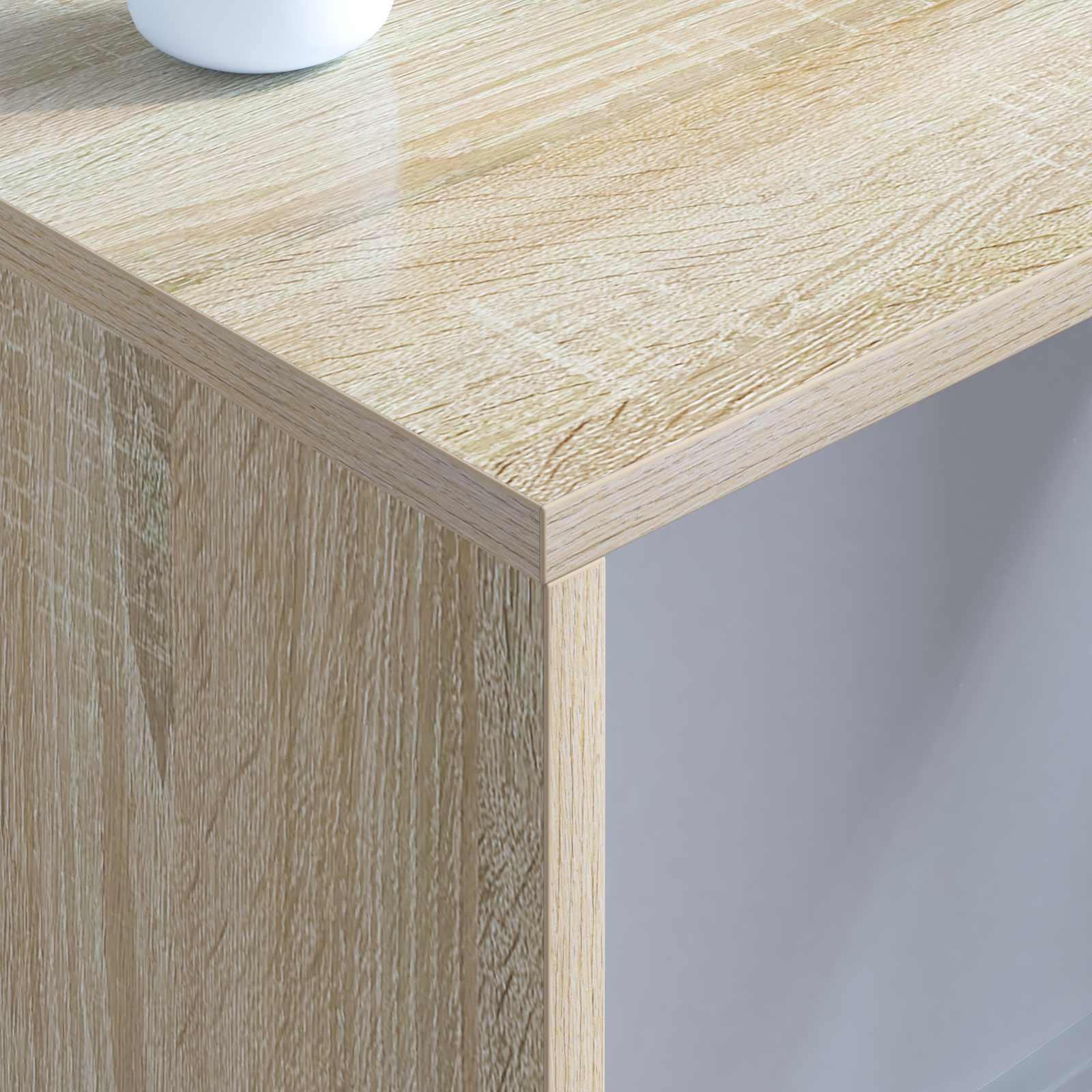 wandbureau Sonoma Eiken 80 x 45 x 30 cm is nu te koop bij PeponiXL, paradijselijk wonen!