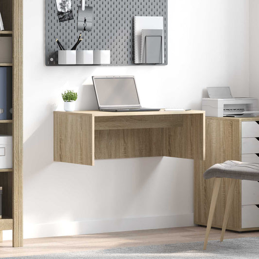 wandbureau Sonoma Eiken 80 x 45 x 30 cm is nu te koop bij PeponiXL, paradijselijk wonen!