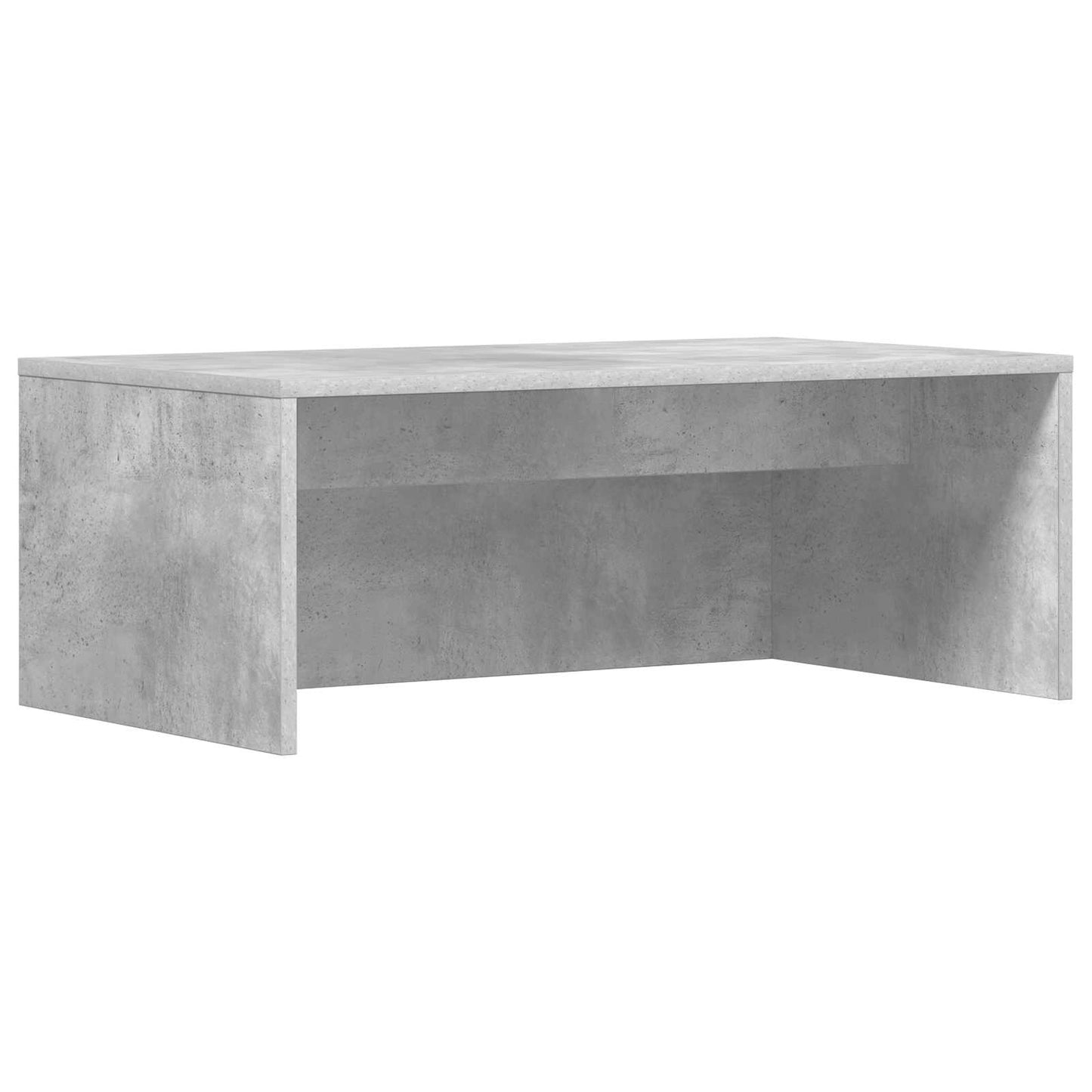 Wandbureau met opslag Beton Grijs 80 x 45 x 30 cm Bewerkt hout is nu te koop bij PeponiXL, paradijselijk wonen!