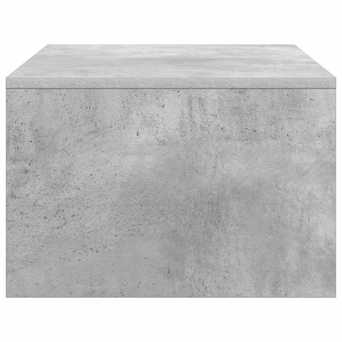 Wandbureau met opslag Beton Grijs 80 x 45 x 30 cm Bewerkt hout is nu te koop bij PeponiXL, paradijselijk wonen!