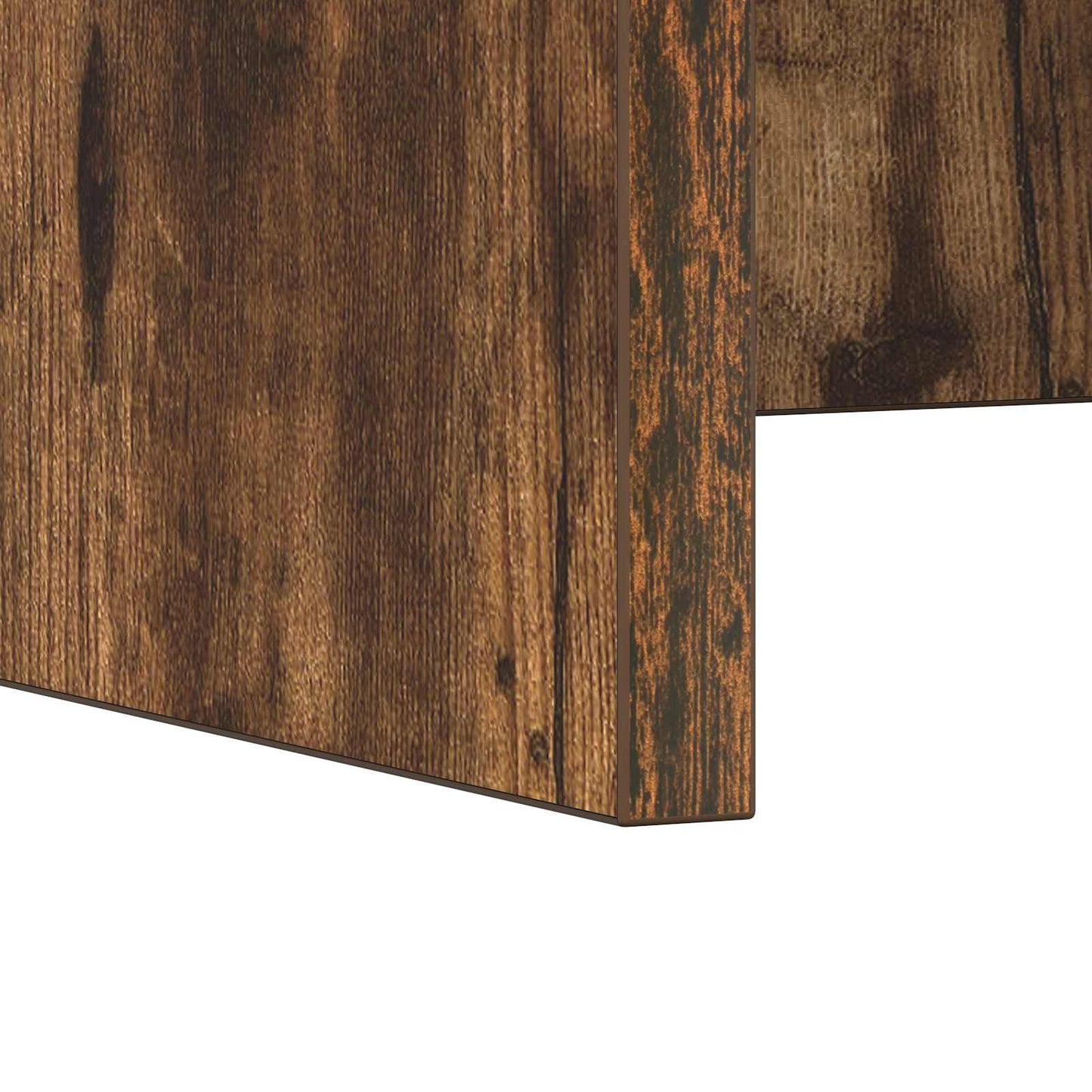 Wandbureau Gerookt eiken 80 x 45 x 30 cm Bewerkt hout is nu te koop bij PeponiXL, paradijselijk wonen!
