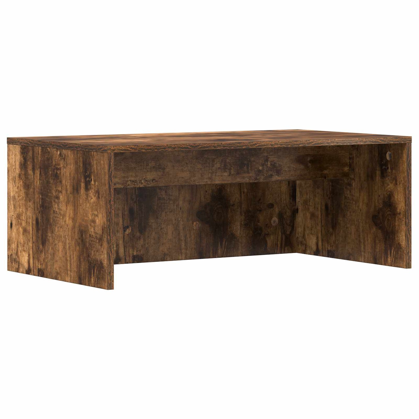 Wandbureau Gerookt eiken 80 x 45 x 30 cm Bewerkt hout is nu te koop bij PeponiXL, paradijselijk wonen!