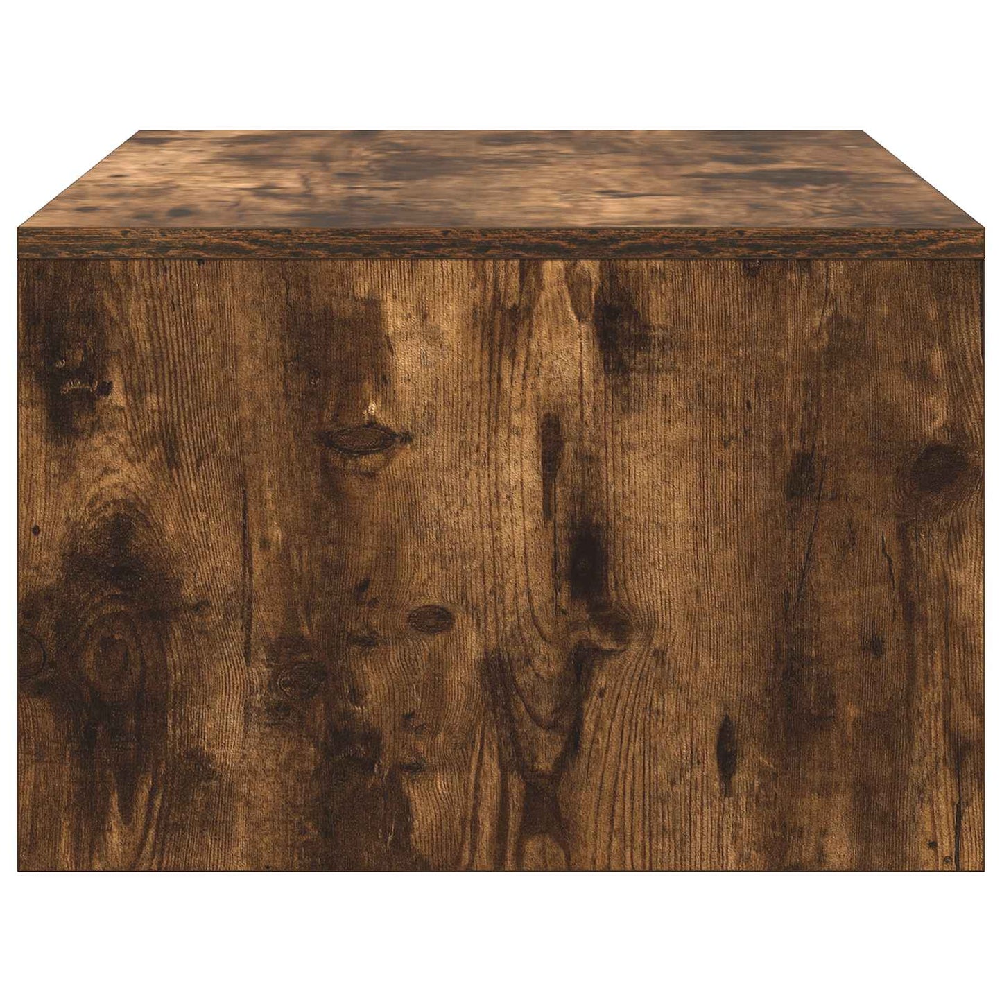 Wandbureau Gerookt eiken 80 x 45 x 30 cm Bewerkt hout is nu te koop bij PeponiXL, paradijselijk wonen!
