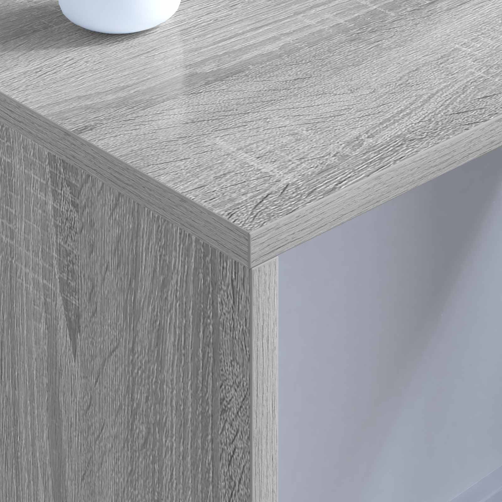 Wandbureau met opslag Grijs Sonoma 80 x 45 x 30 cm Bewerkt hout is nu te koop bij PeponiXL, paradijselijk wonen!
