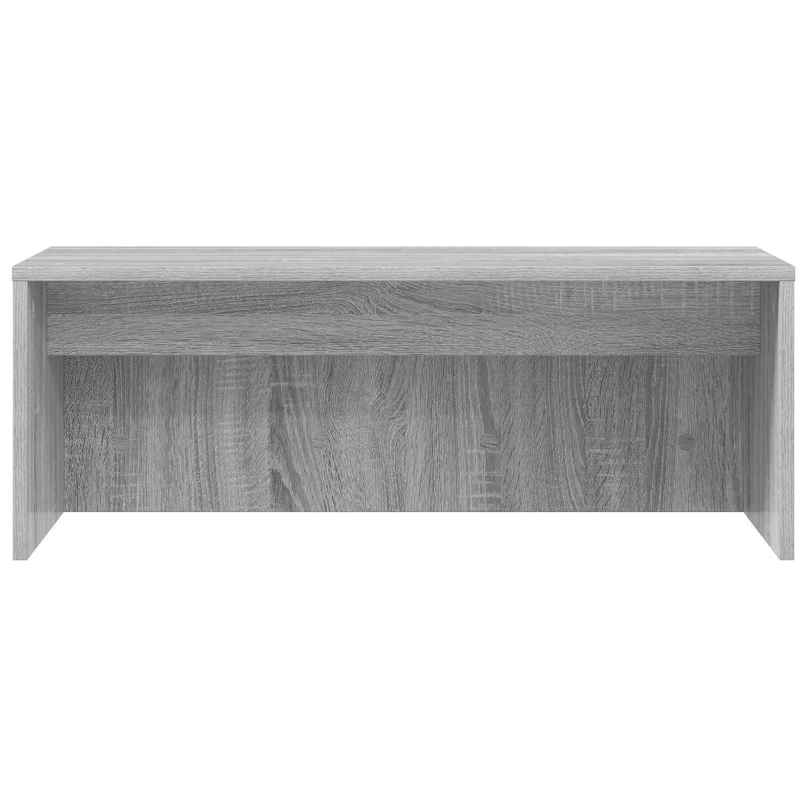 Wandbureau met opslag Grijs Sonoma 80 x 45 x 30 cm Bewerkt hout is nu te koop bij PeponiXL, paradijselijk wonen!