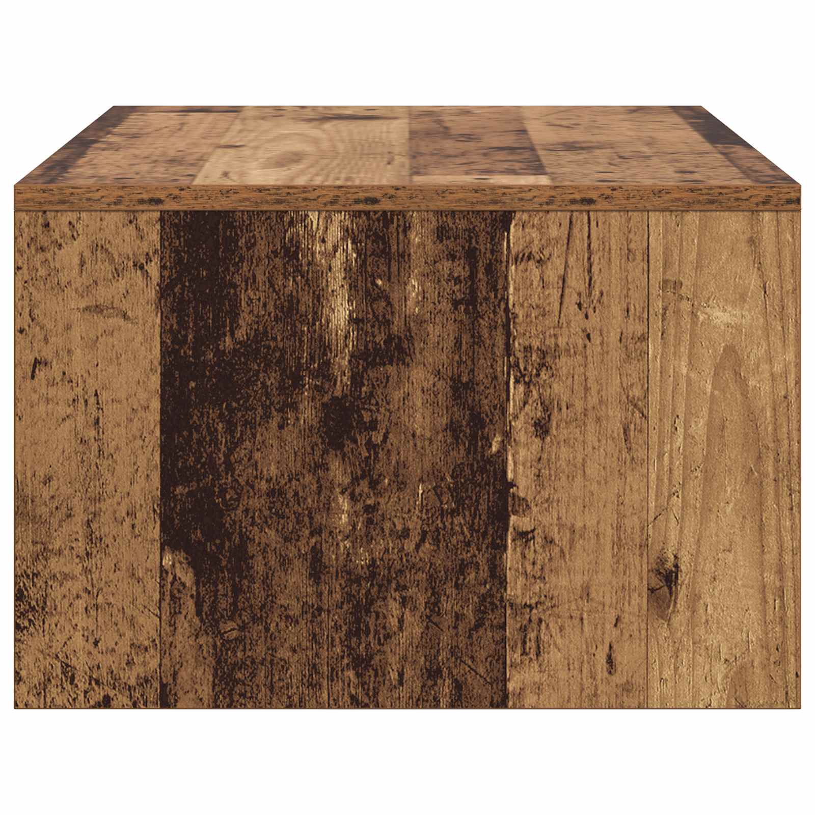 Wandbureau Wandgemonteerd Oud Hout 80 x 45 x 30 cm Bewerkt hout is nu te koop bij PeponiXL, paradijselijk wonen!