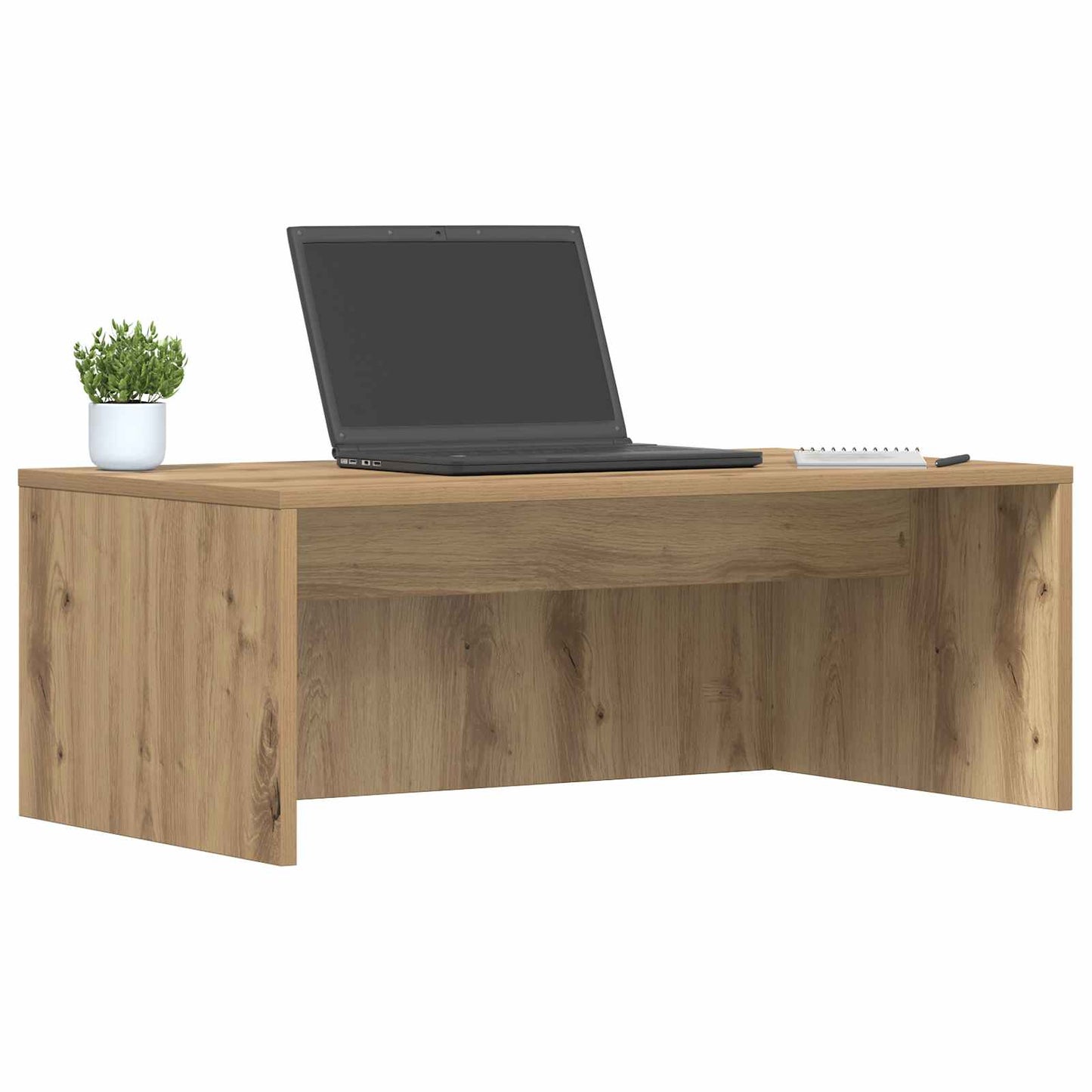 Wandbureau Artisan Eiken 80 x 45 x 30 cm Bewerkt hout is nu te koop bij PeponiXL, paradijselijk wonen!