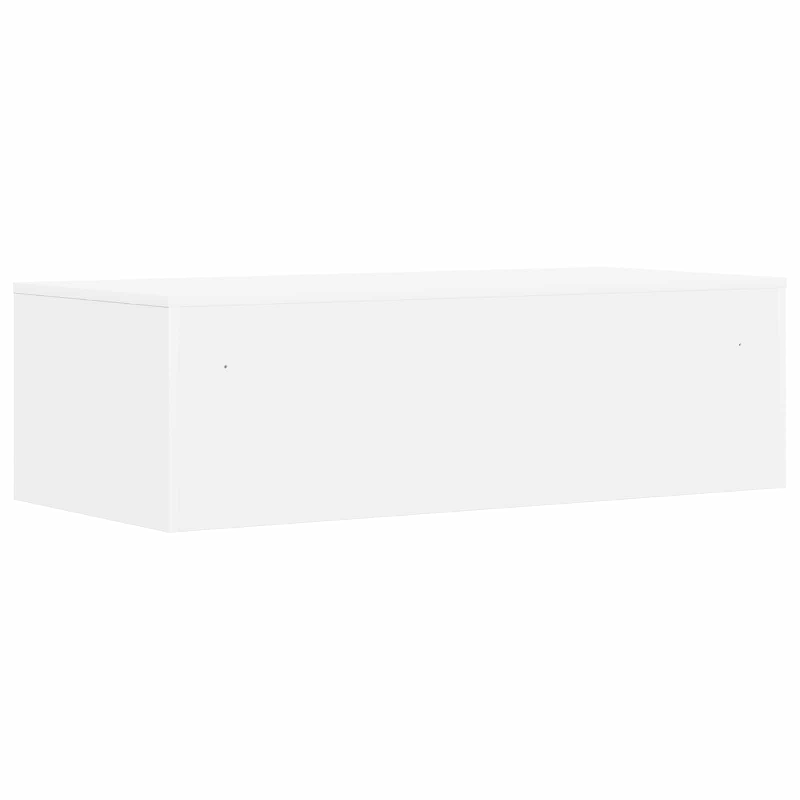 Wandbureau Wandgemonteerd Wit 100 x 45 x 30 cm Bewerkt hout is nu te koop bij PeponiXL, paradijselijk wonen!