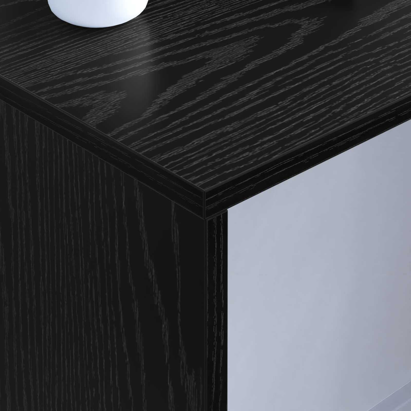 Wandbureau met opslag Zwart Eiken 100 x 45 x 30 cm Bewerkt hout is nu te koop bij PeponiXL, paradijselijk wonen!