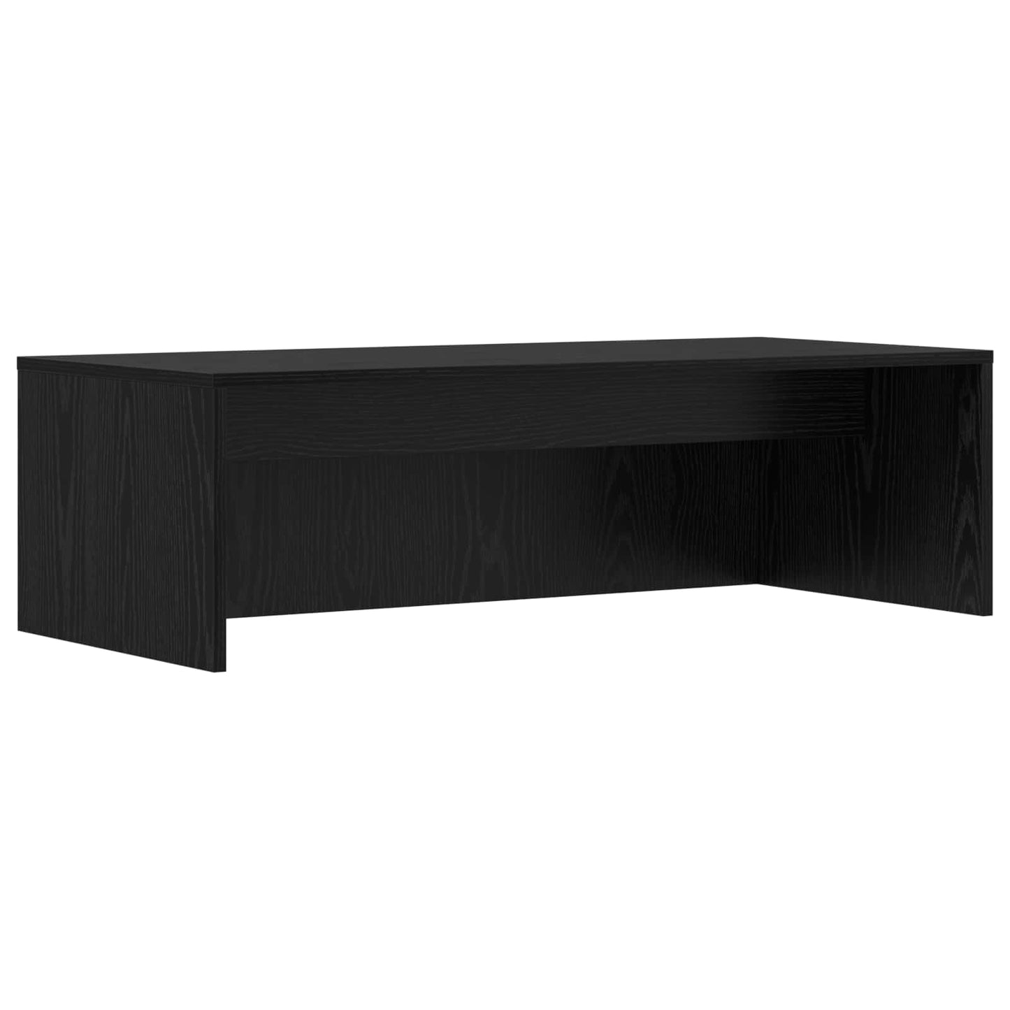 Wandbureau met opslag Zwart Eiken 100 x 45 x 30 cm Bewerkt hout is nu te koop bij PeponiXL, paradijselijk wonen!