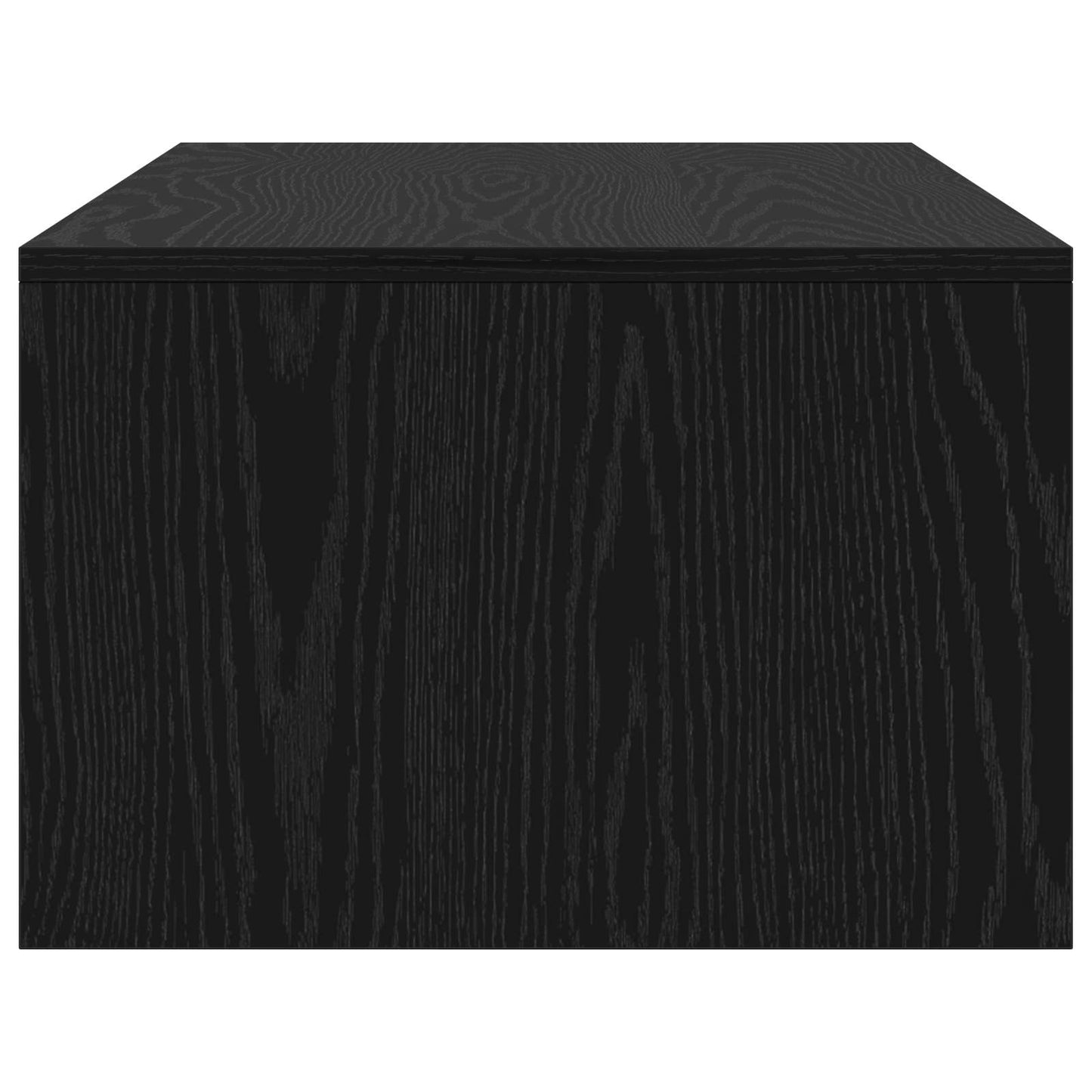 Wandbureau met opslag Zwart Eiken 100 x 45 x 30 cm Bewerkt hout is nu te koop bij PeponiXL, paradijselijk wonen!