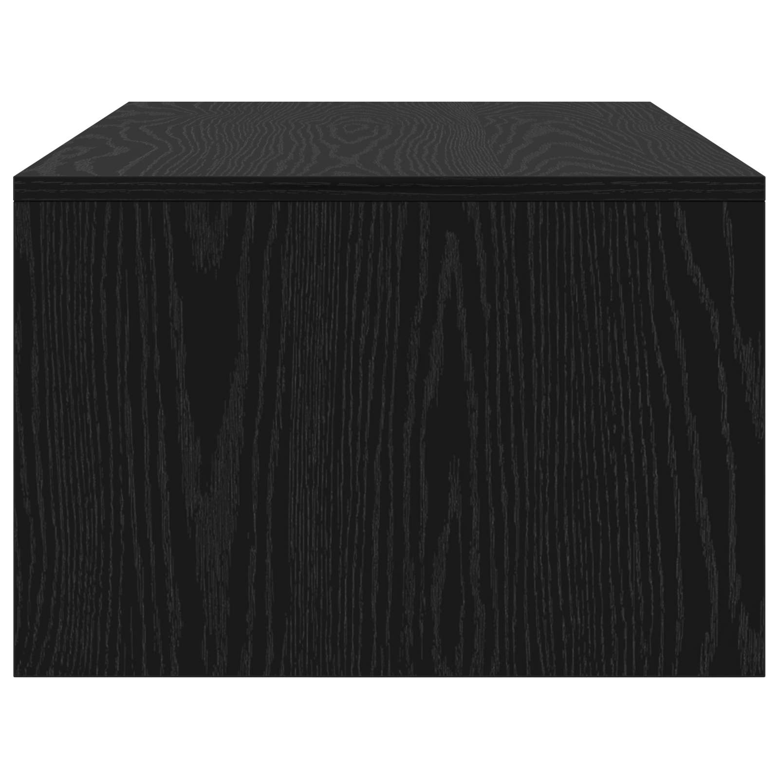 Wandbureau met opslag Zwart Eiken 100 x 45 x 30 cm Bewerkt hout is nu te koop bij PeponiXL, paradijselijk wonen!