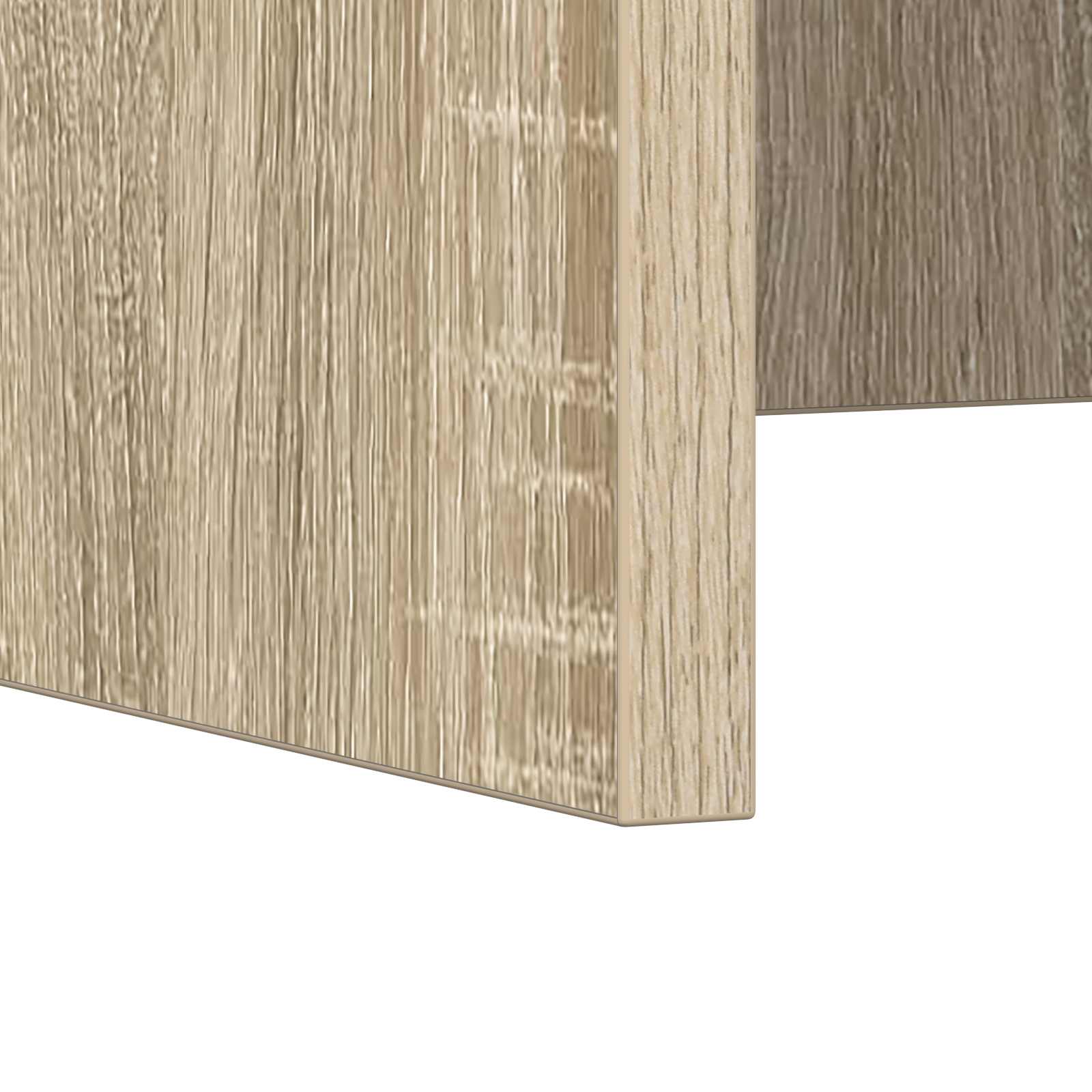 Wandbureau Sonoma Eiken 100 x 45 x 30 cm Bewerkt hout is nu te koop bij PeponiXL, paradijselijk wonen!