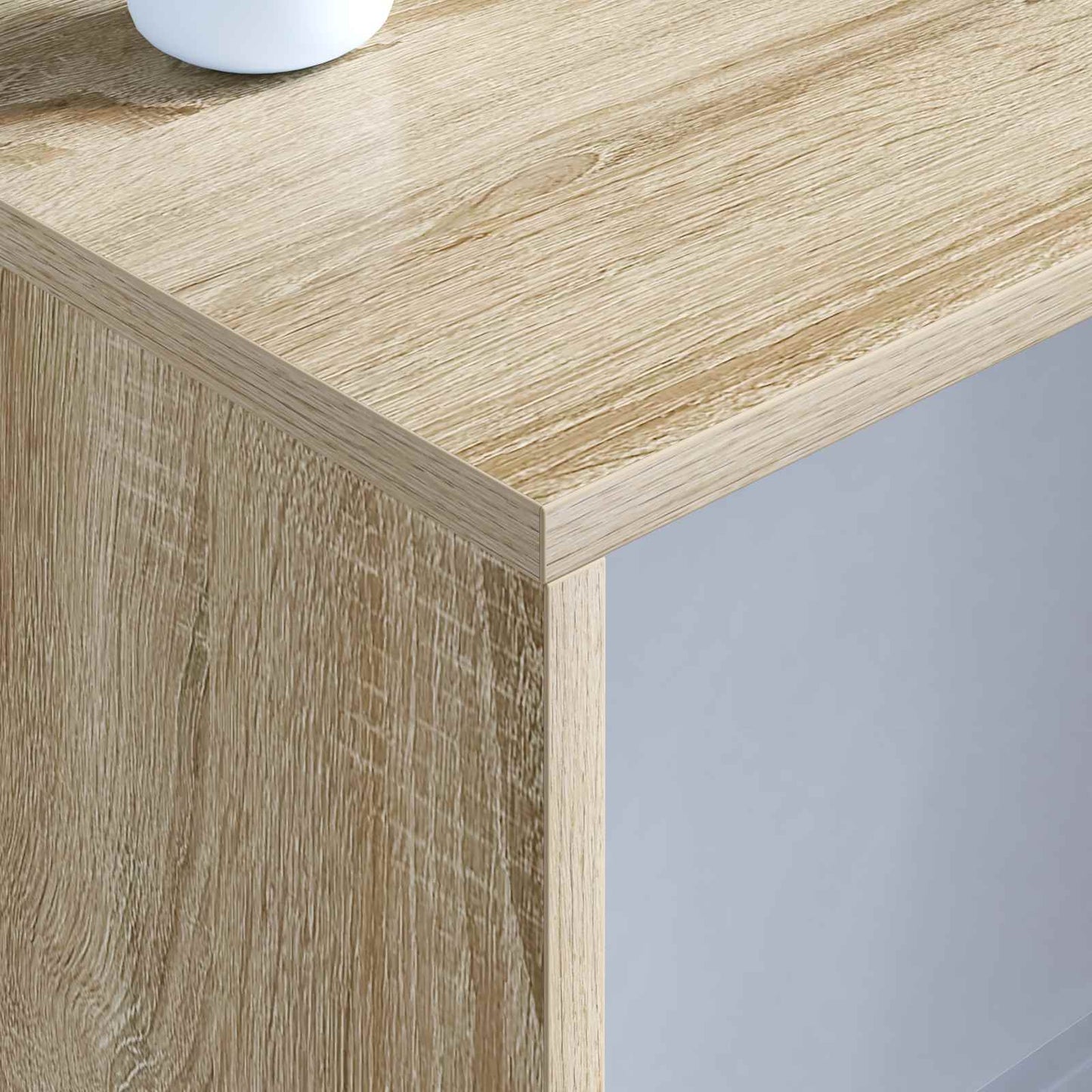 Wandbureau Sonoma Eiken 100 x 45 x 30 cm Bewerkt hout is nu te koop bij PeponiXL, paradijselijk wonen!