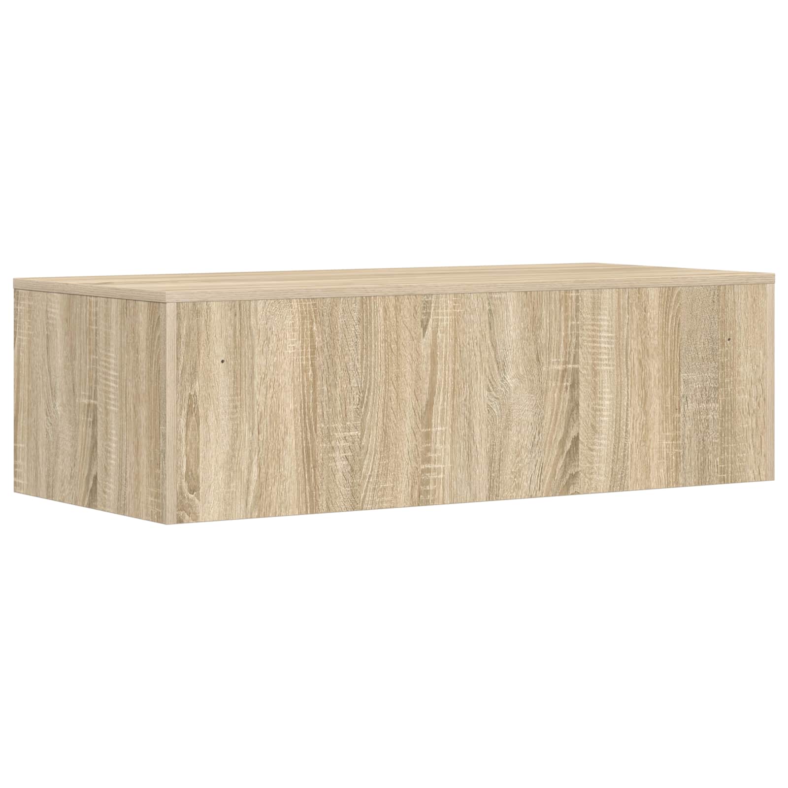 Wandbureau Sonoma Eiken 100 x 45 x 30 cm Bewerkt hout is nu te koop bij PeponiXL, paradijselijk wonen!