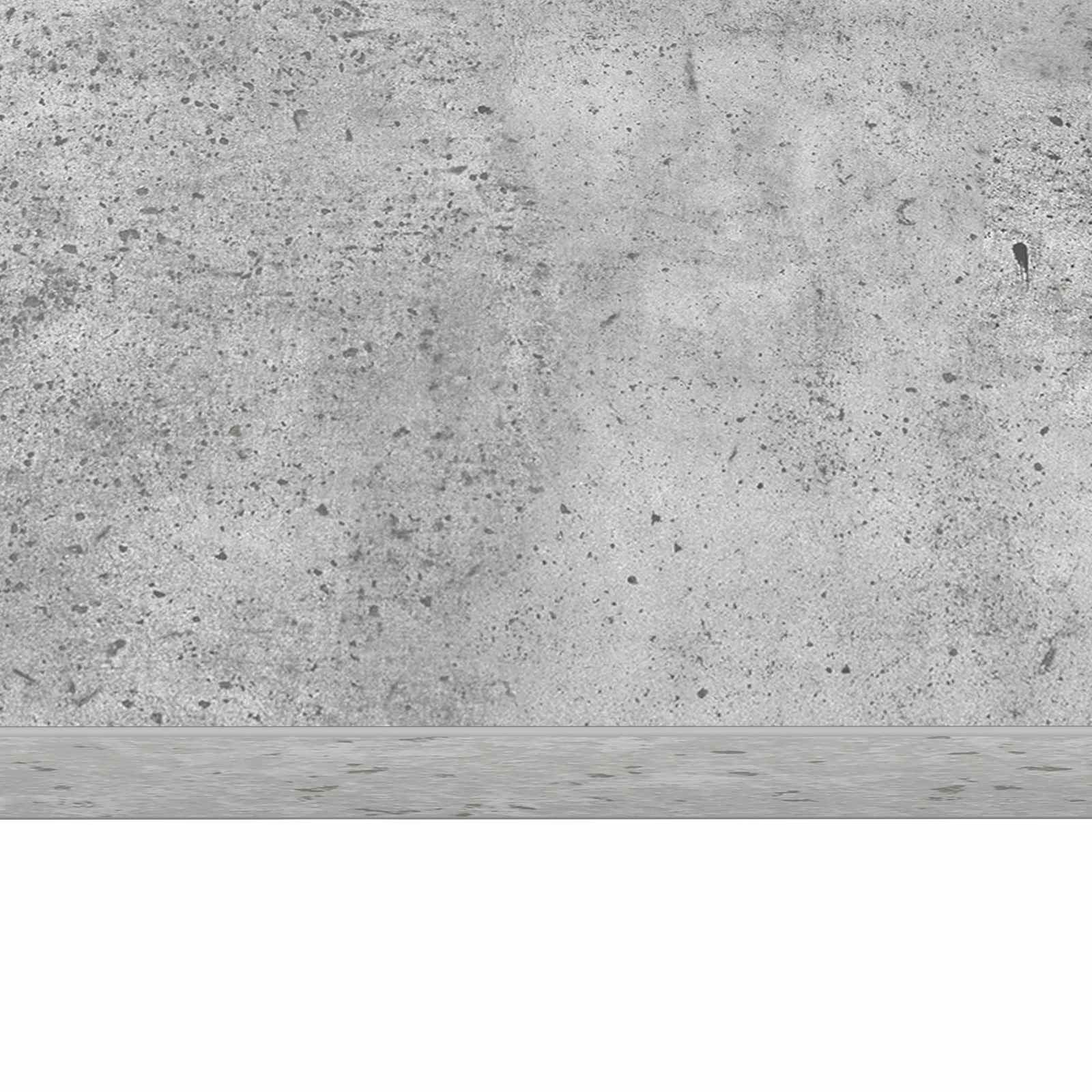 Wandbureau met opslag Beton Grijs 100 x 45 x 30 cm Bewerkt hout is nu te koop bij PeponiXL, paradijselijk wonen!