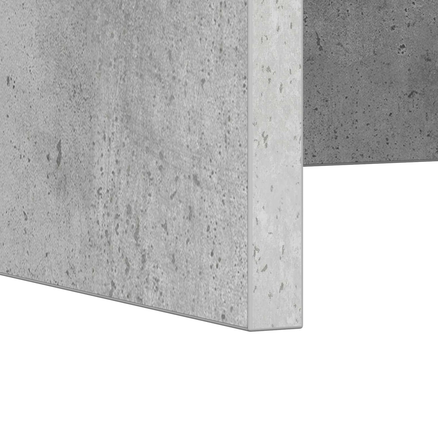 Wandbureau met opslag Beton Grijs 100 x 45 x 30 cm Bewerkt hout is nu te koop bij PeponiXL, paradijselijk wonen!