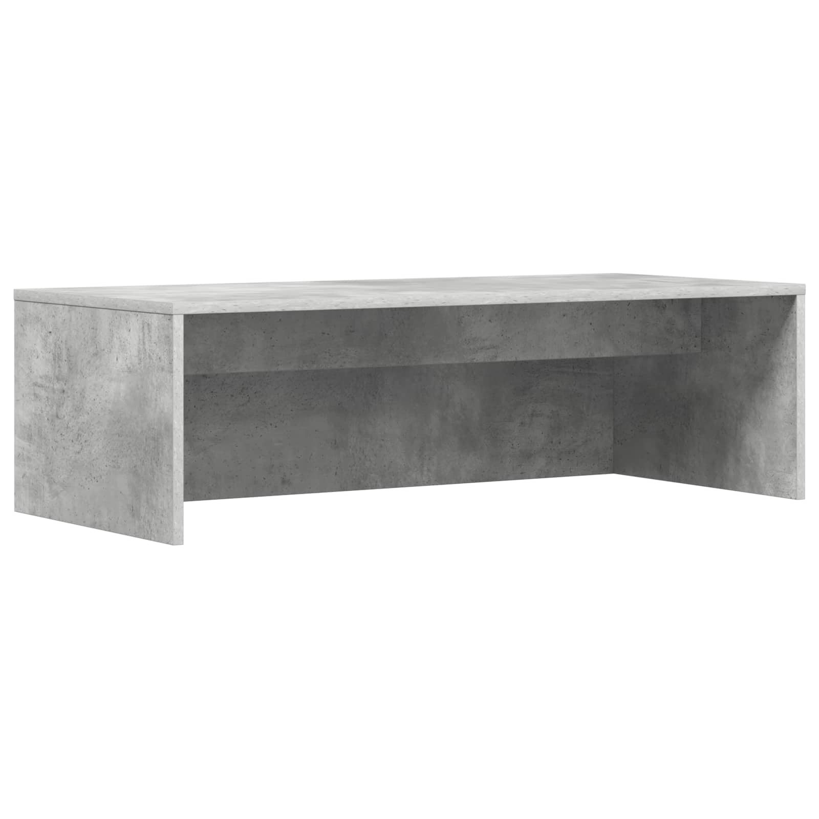 Wandbureau met opslag Beton Grijs 100 x 45 x 30 cm Bewerkt hout is nu te koop bij PeponiXL, paradijselijk wonen!