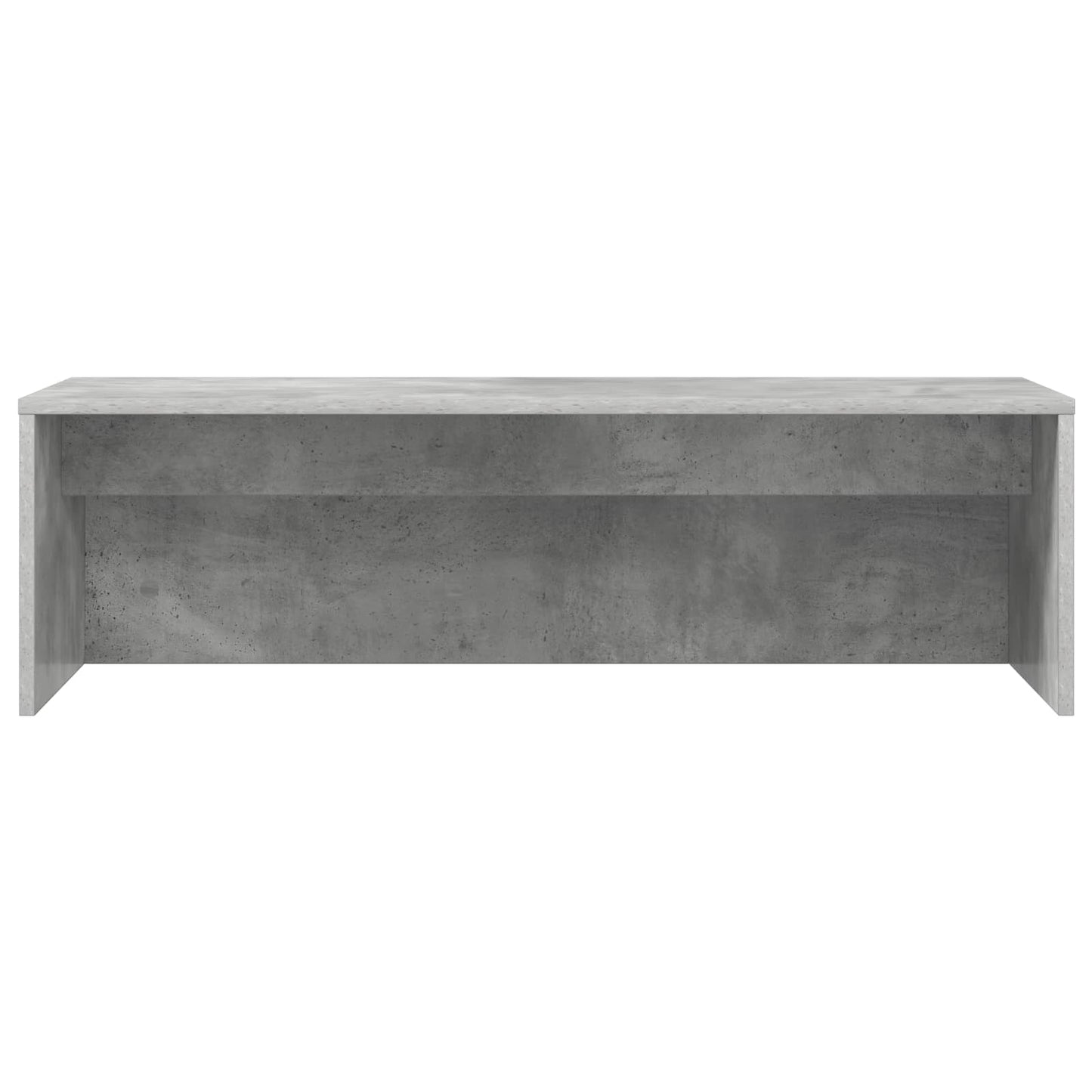 Wandbureau met opslag Beton Grijs 100 x 45 x 30 cm Bewerkt hout is nu te koop bij PeponiXL, paradijselijk wonen!
