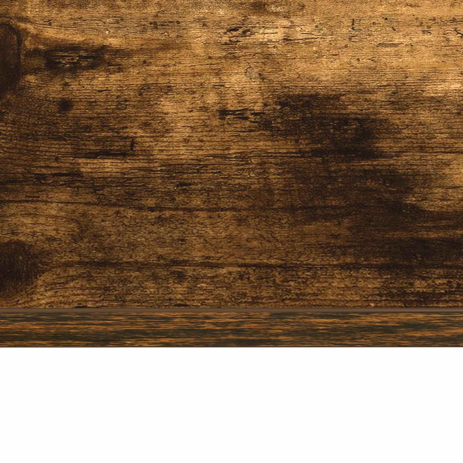 Wandbureau Gerookt eiken 100 x 45 x 30 cm Bewerkt hout is nu te koop bij PeponiXL, paradijselijk wonen!
