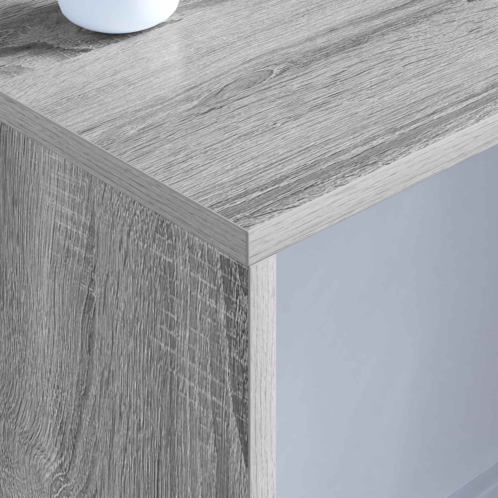 Wandbureau Grijs Sonoma 100 x 45 x 30 cm Bewerkt hout is nu te koop bij PeponiXL, paradijselijk wonen!