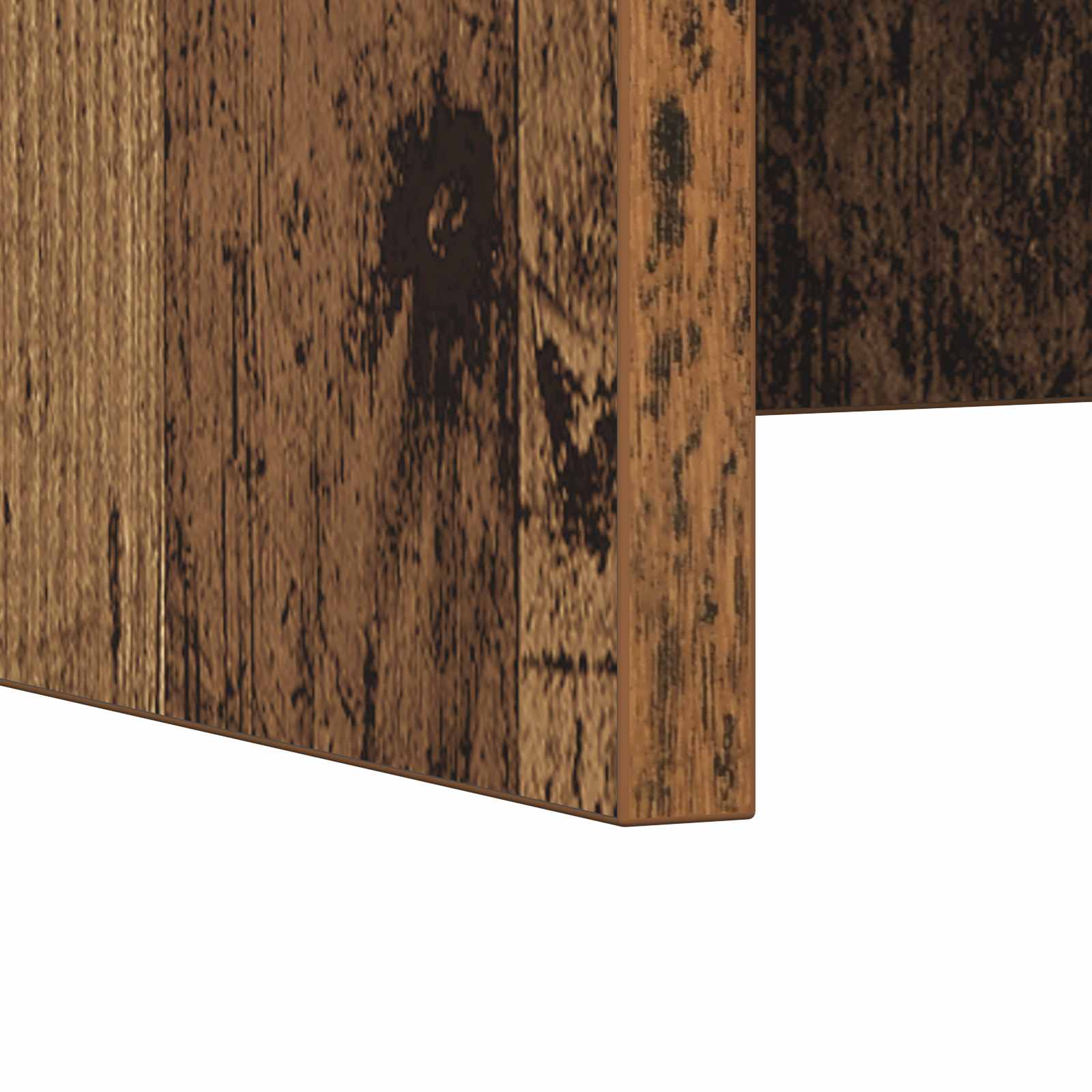Wandbureau met opslag Oud Hout 100 x 45 x 30 cm Bewerkt hout is nu te koop bij PeponiXL, paradijselijk wonen!