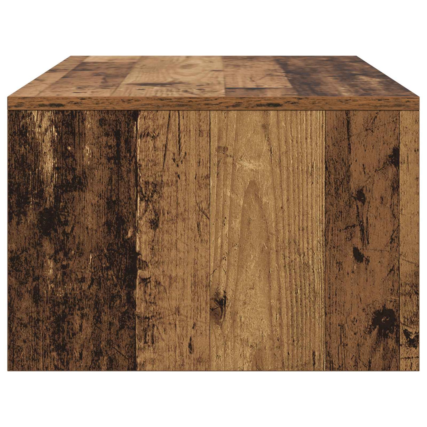 Wandbureau met opslag Oud Hout 100 x 45 x 30 cm Bewerkt hout is nu te koop bij PeponiXL, paradijselijk wonen!