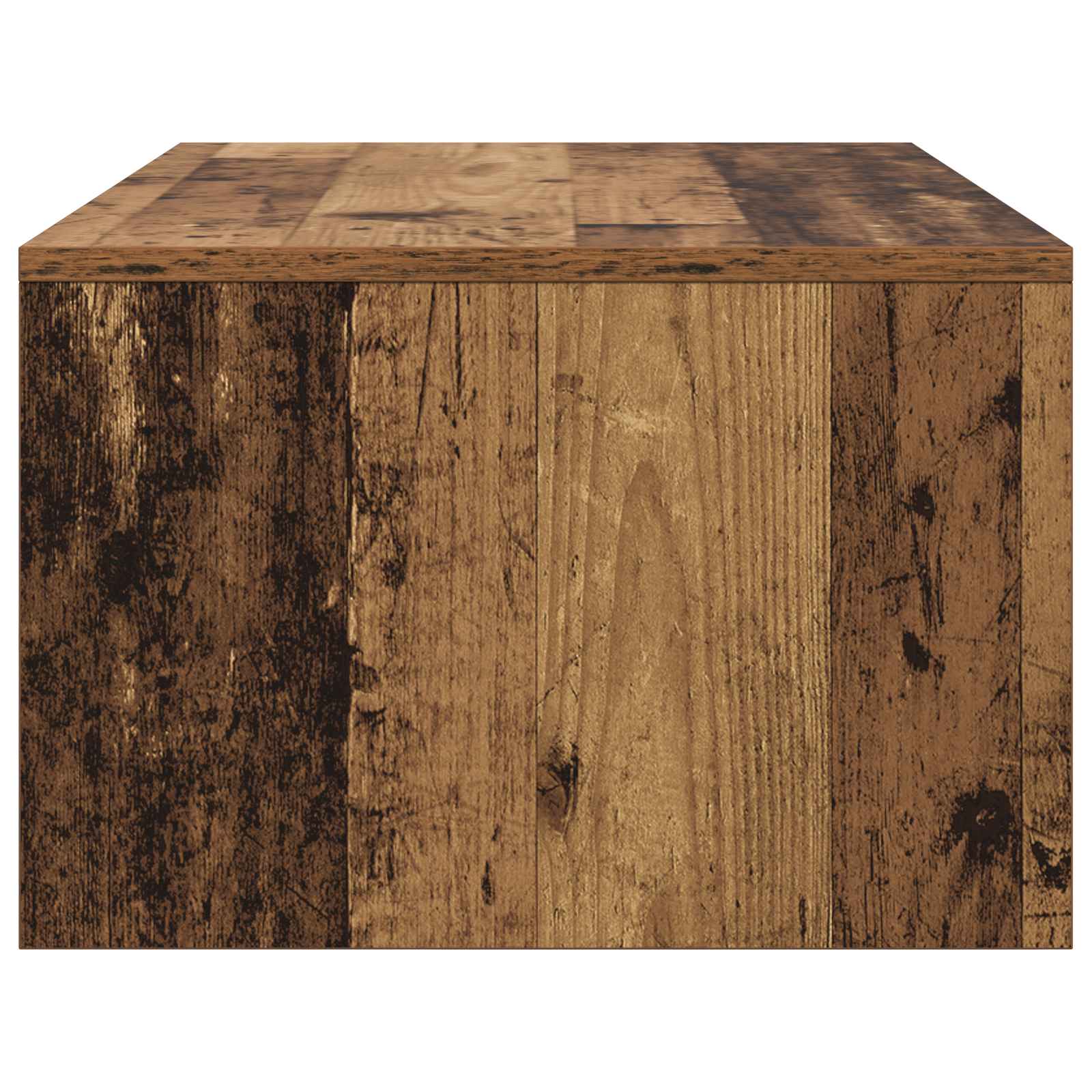 Wandbureau met opslag Oud Hout 100 x 45 x 30 cm Bewerkt hout is nu te koop bij PeponiXL, paradijselijk wonen!