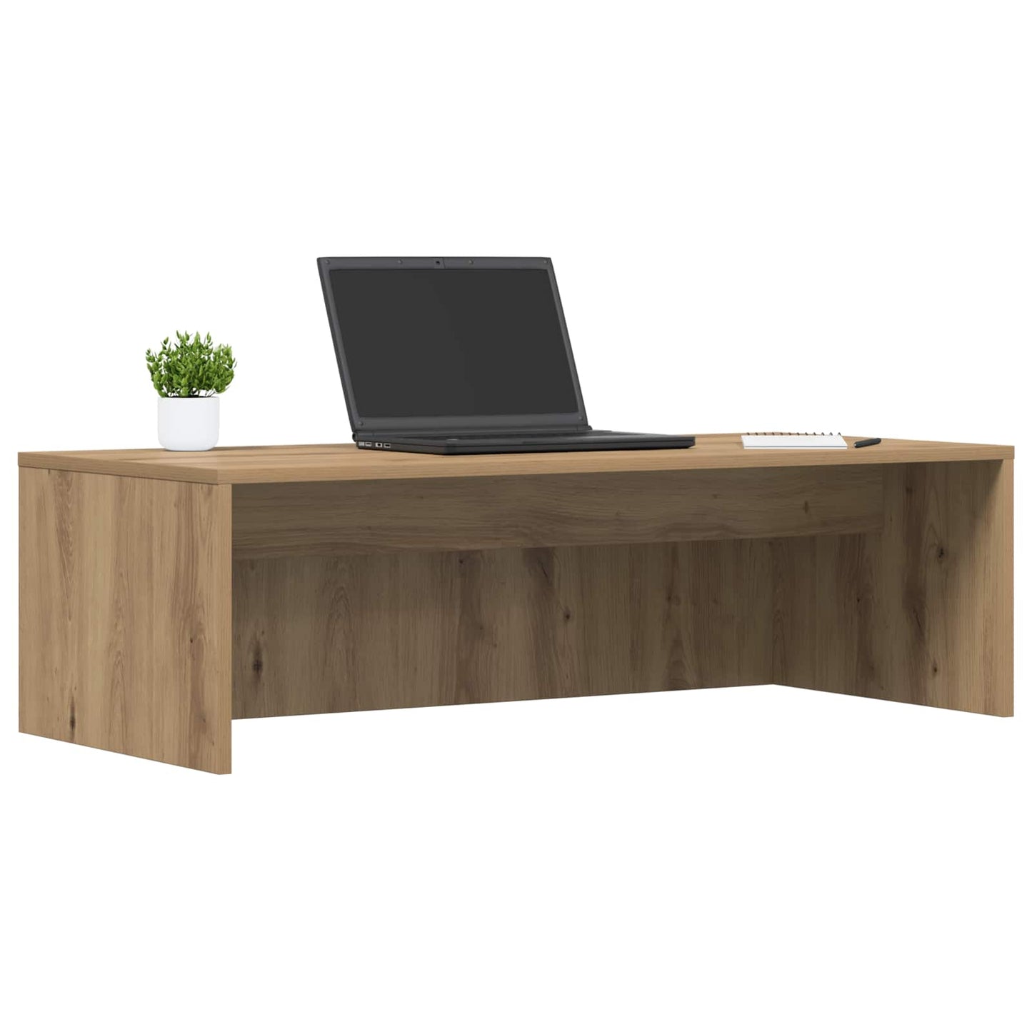 Wandbureau Artisan Eiken 100 x 45 x 30 cm Bewerkt hout is nu te koop bij PeponiXL, paradijselijk wonen!