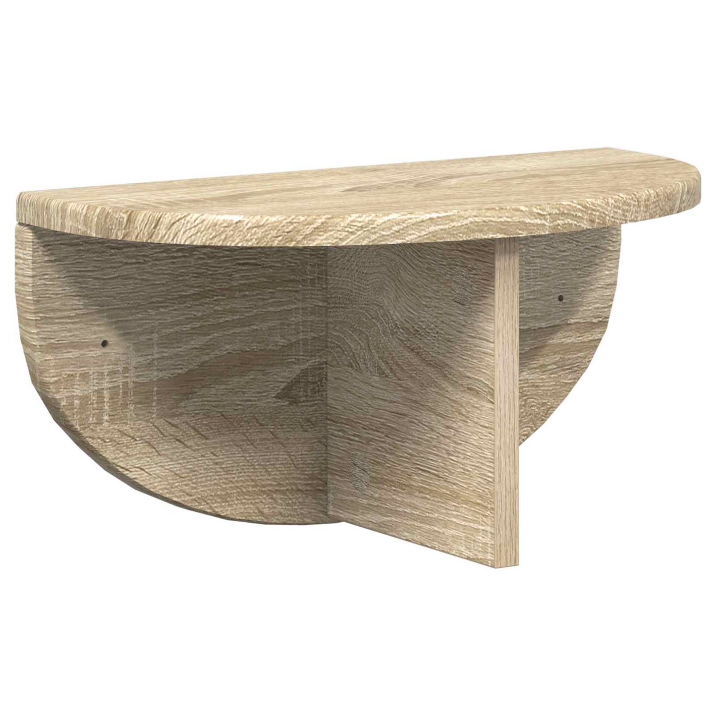 Wandplank 2 pcs Sonoma Eiken 38 x 19 x 19 cm Bewerkt hout is nu te koop bij PeponiXL, paradijselijk wonen!