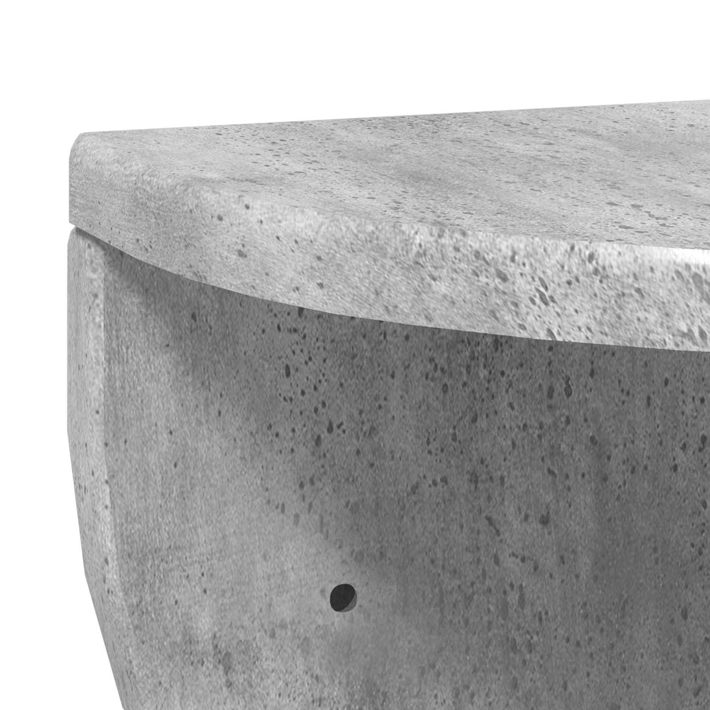 Wandplank 2 pcs Beton Grijs 38 x 19 x 19 cm Bewerkt hout is nu te koop bij PeponiXL, paradijselijk wonen!