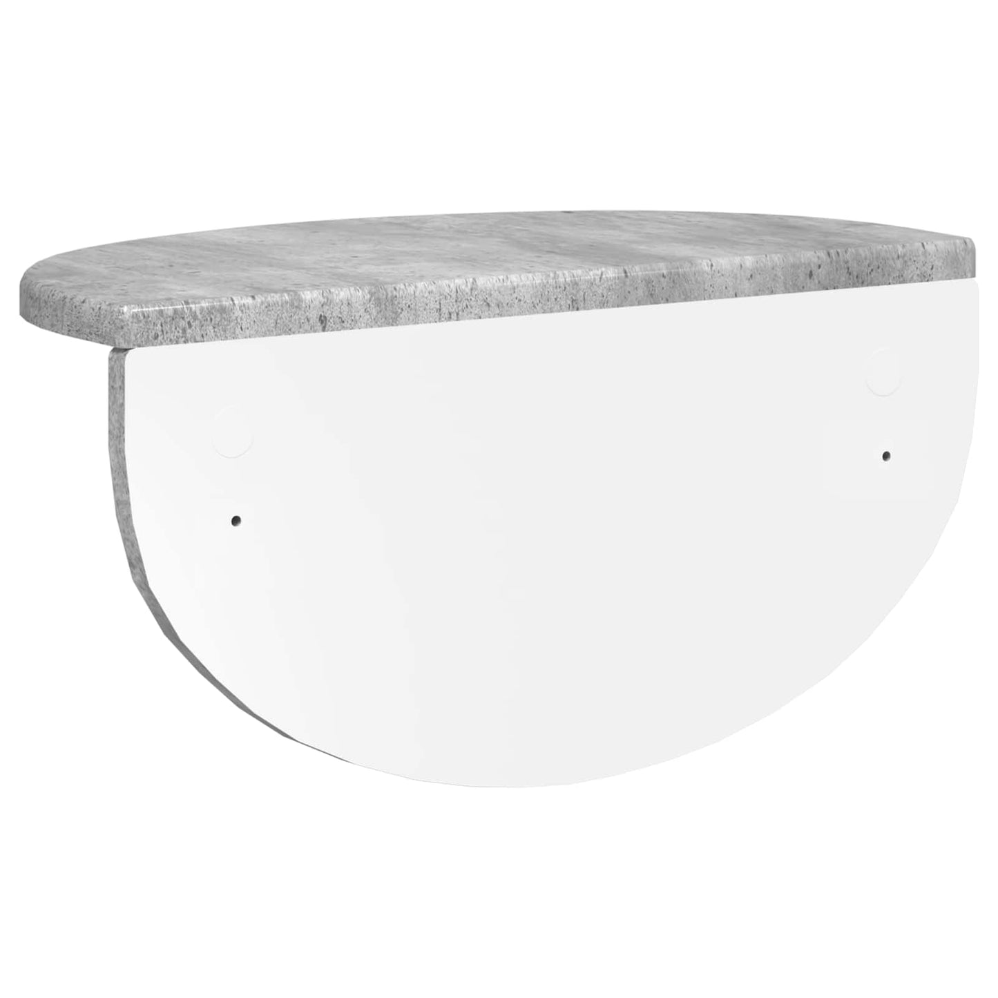 Wandplank 2 pcs Beton Grijs 38 x 19 x 19 cm Bewerkt hout is nu te koop bij PeponiXL, paradijselijk wonen!