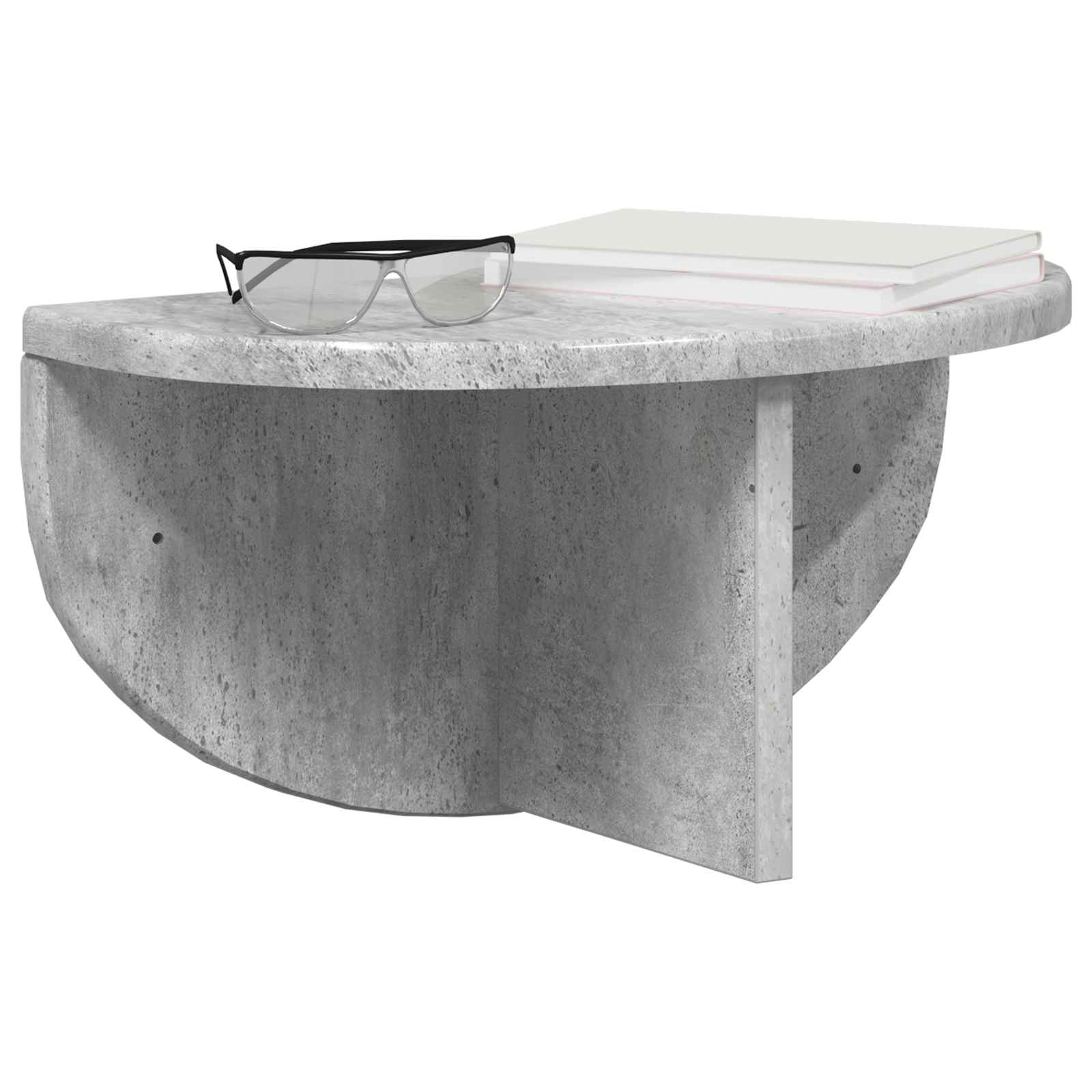 Wandplank 2 pcs Beton Grijs 38 x 19 x 19 cm Bewerkt hout is nu te koop bij PeponiXL, paradijselijk wonen!