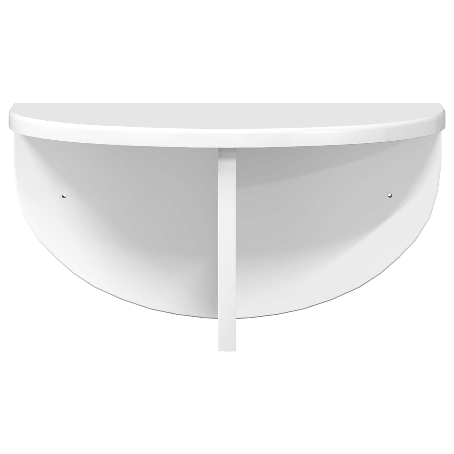 Wandplank 2 pcs Hoogglans wit 38 x 19 x 19 cm Bewerkt hout is nu te koop bij PeponiXL, paradijselijk wonen!