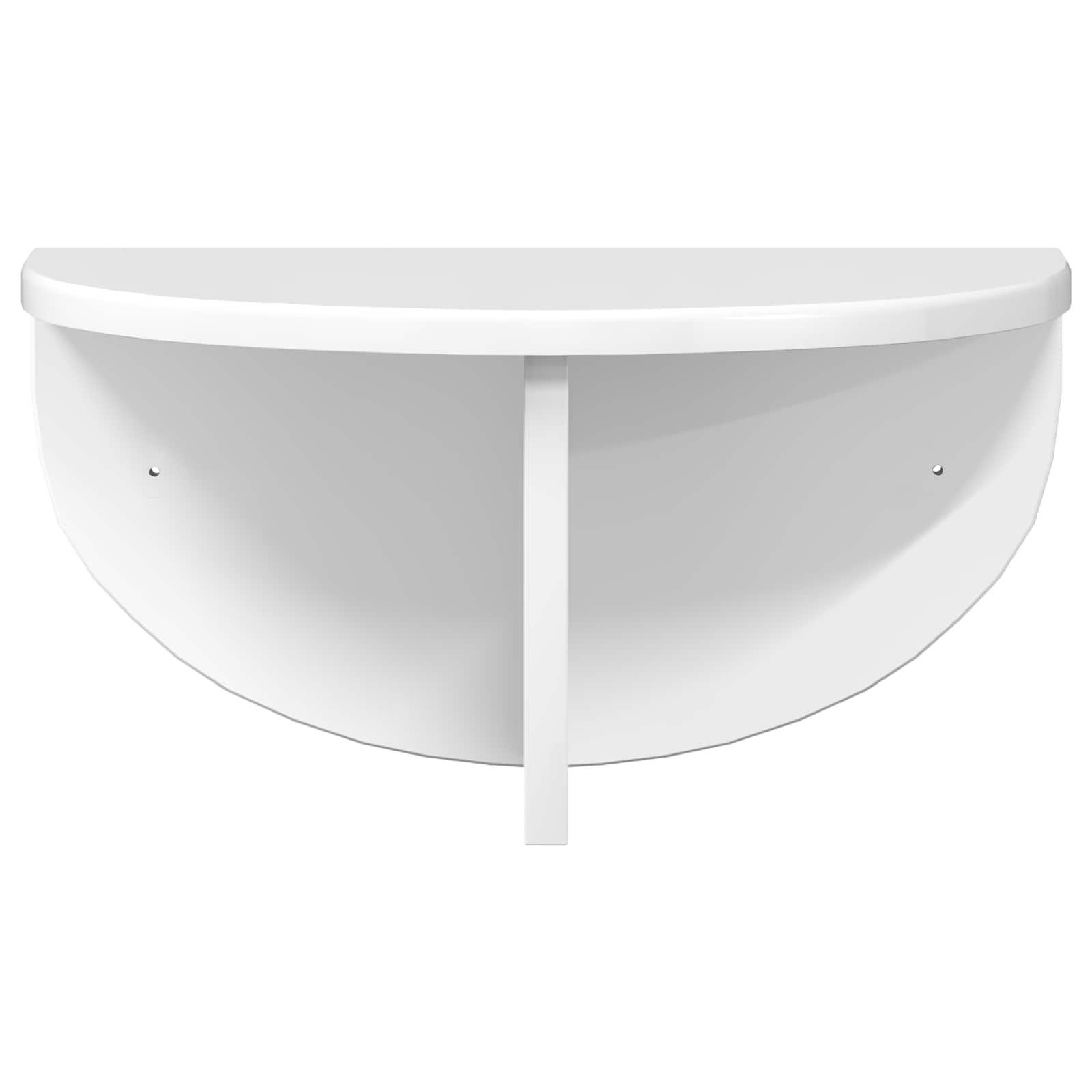 Wandplank 2 pcs Hoogglans wit 38 x 19 x 19 cm Bewerkt hout is nu te koop bij PeponiXL, paradijselijk wonen!