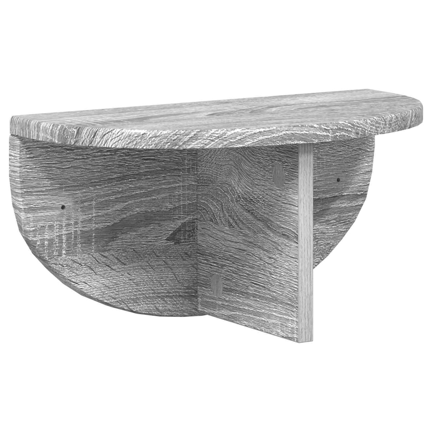 Wandplank 2 pcs Grijs Sonoma 38 x 19 x 19 cm Bewerkt hout is nu te koop bij PeponiXL, paradijselijk wonen!