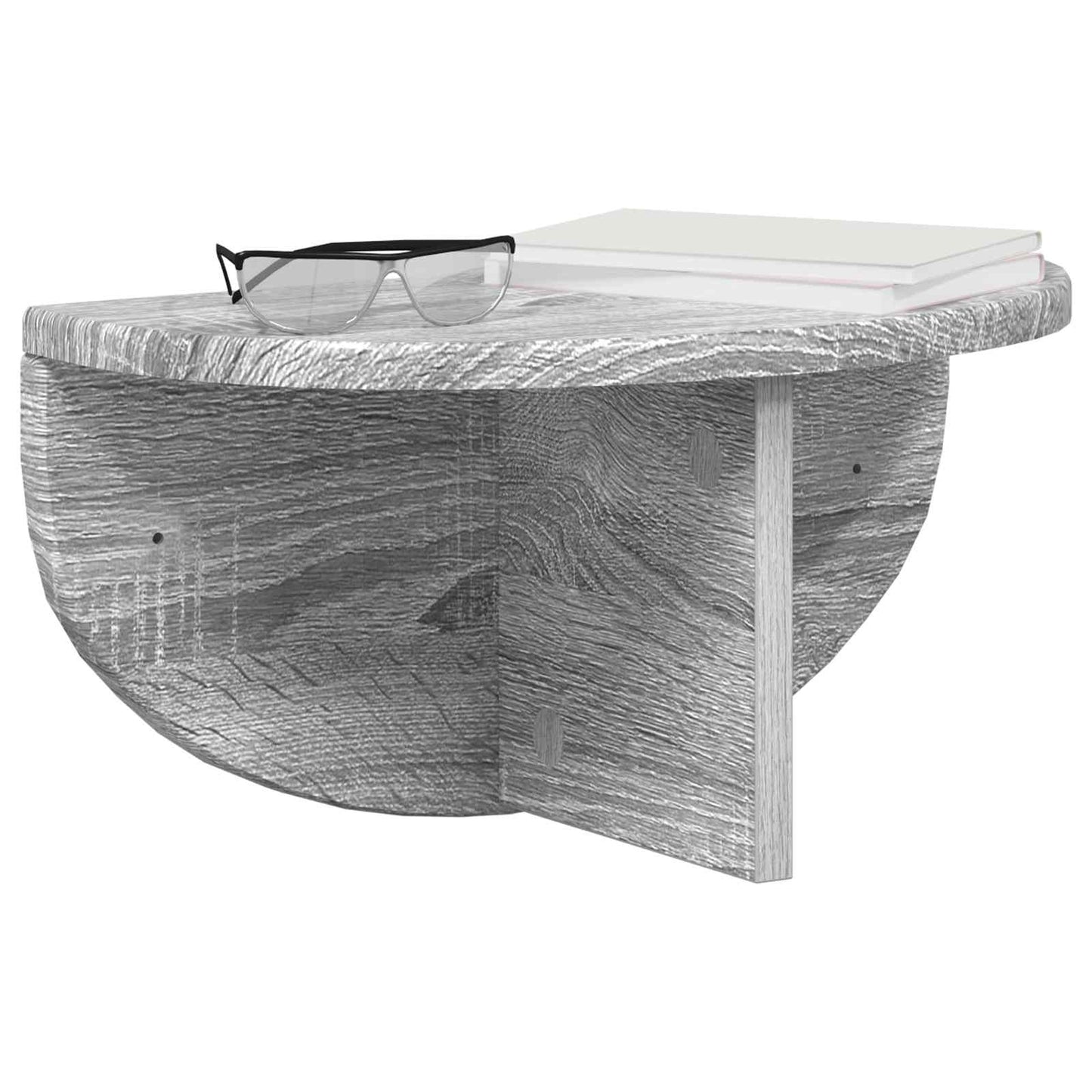 Wandplank 2 pcs Grijs Sonoma 38 x 19 x 19 cm Bewerkt hout is nu te koop bij PeponiXL, paradijselijk wonen!