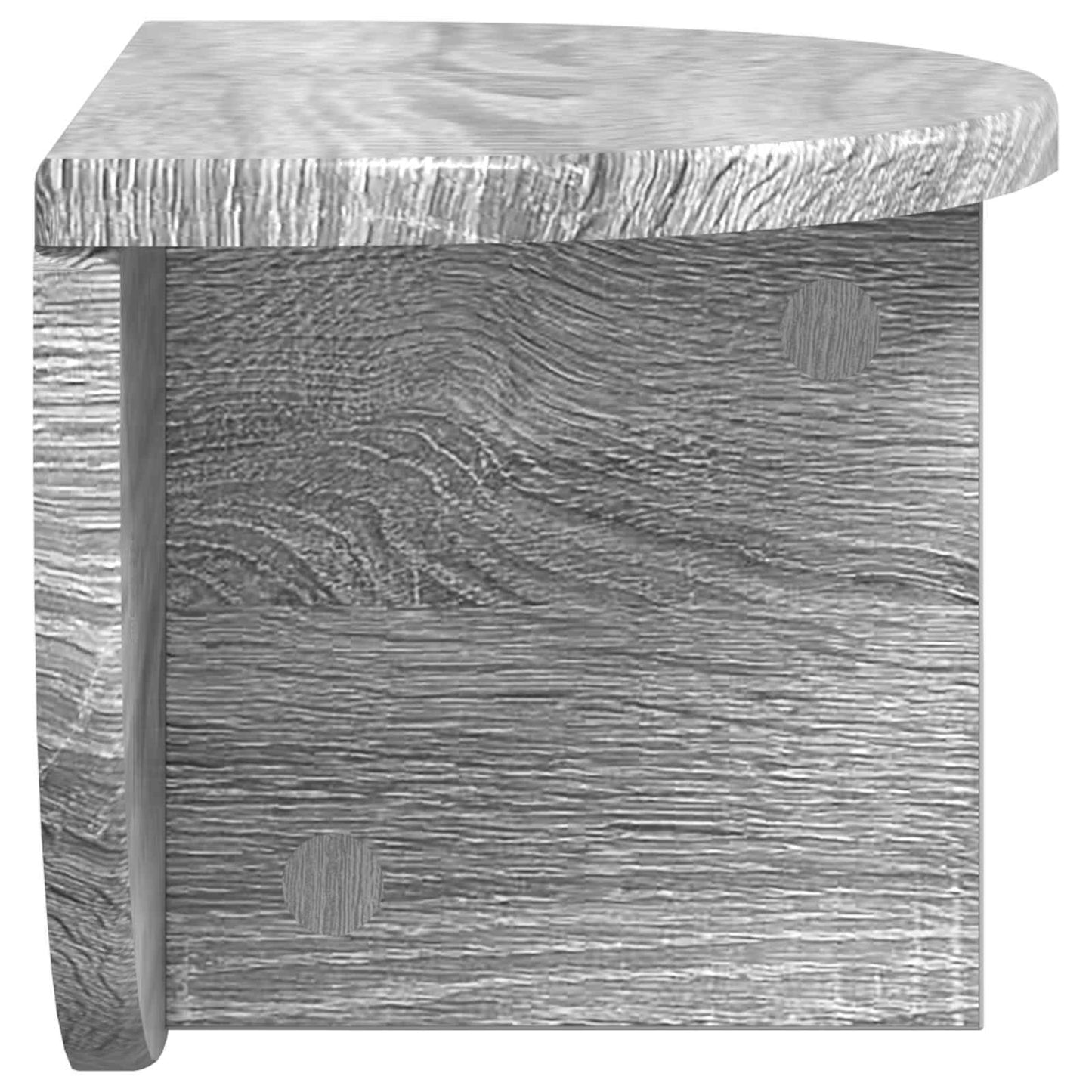 Wandplank 2 pcs Grijs Sonoma 38 x 19 x 19 cm Bewerkt hout is nu te koop bij PeponiXL, paradijselijk wonen!